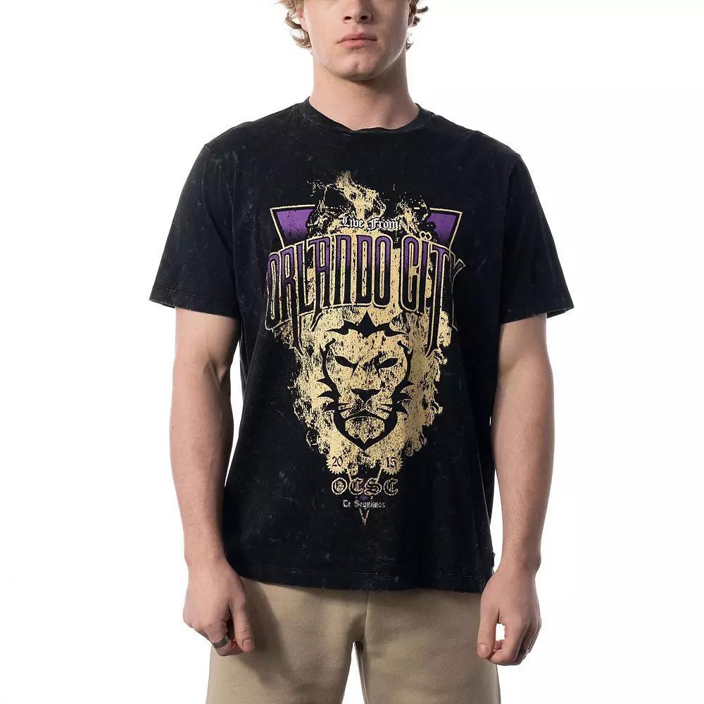 Men's The Wild Collective  Black Orlando City SC Concert T-Shirt, Size: Medium, Orf Black Product Image