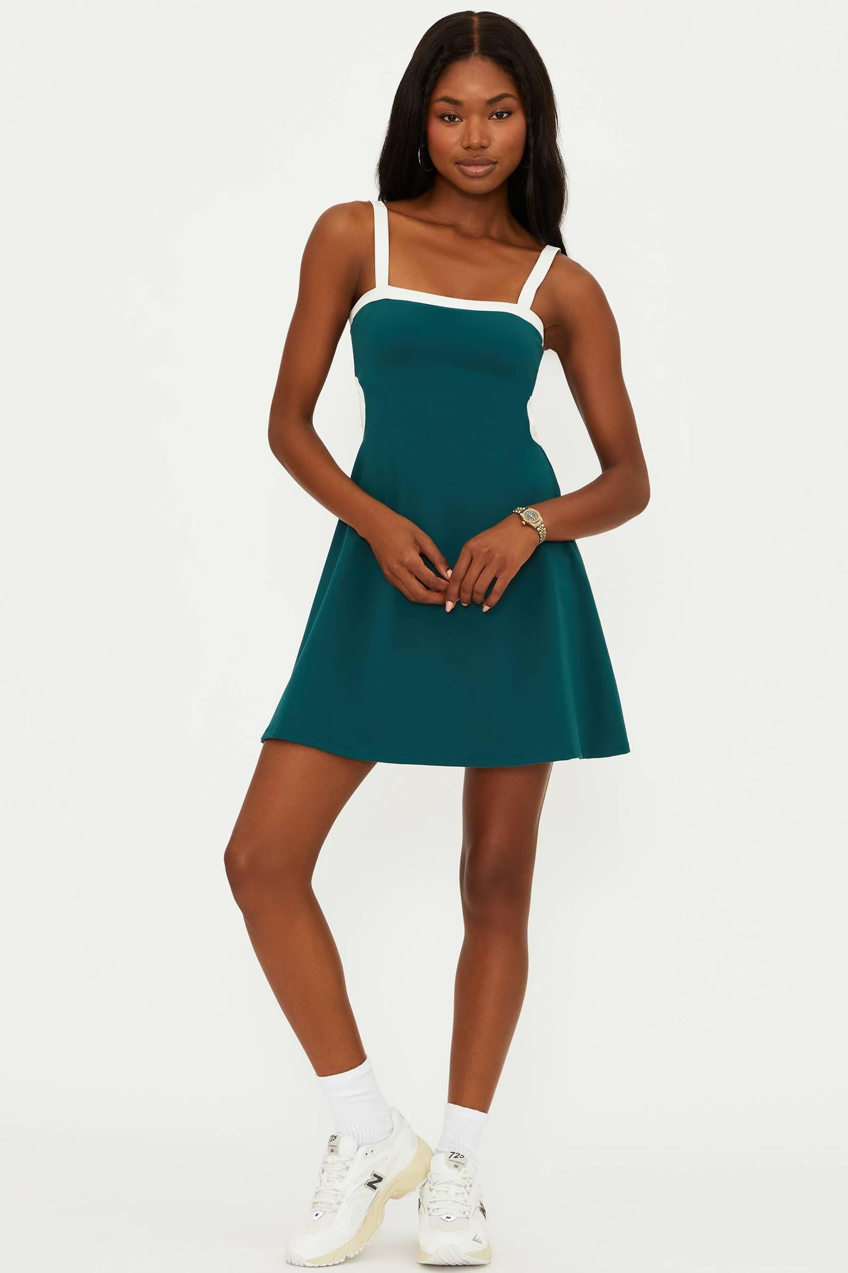 Sage Dress Pine Green Product Image