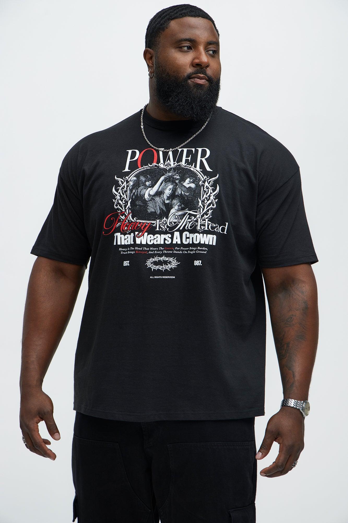 Power Of The Crown Short Sleeve Tee - Black Product Image