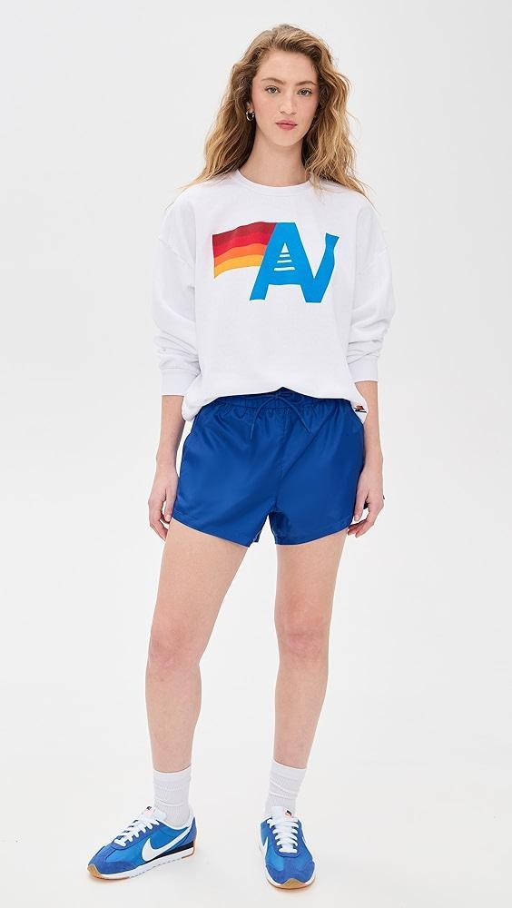 Aviator Nation Logo Relaxed Crew Sweatshirt | Shopbop Product Image