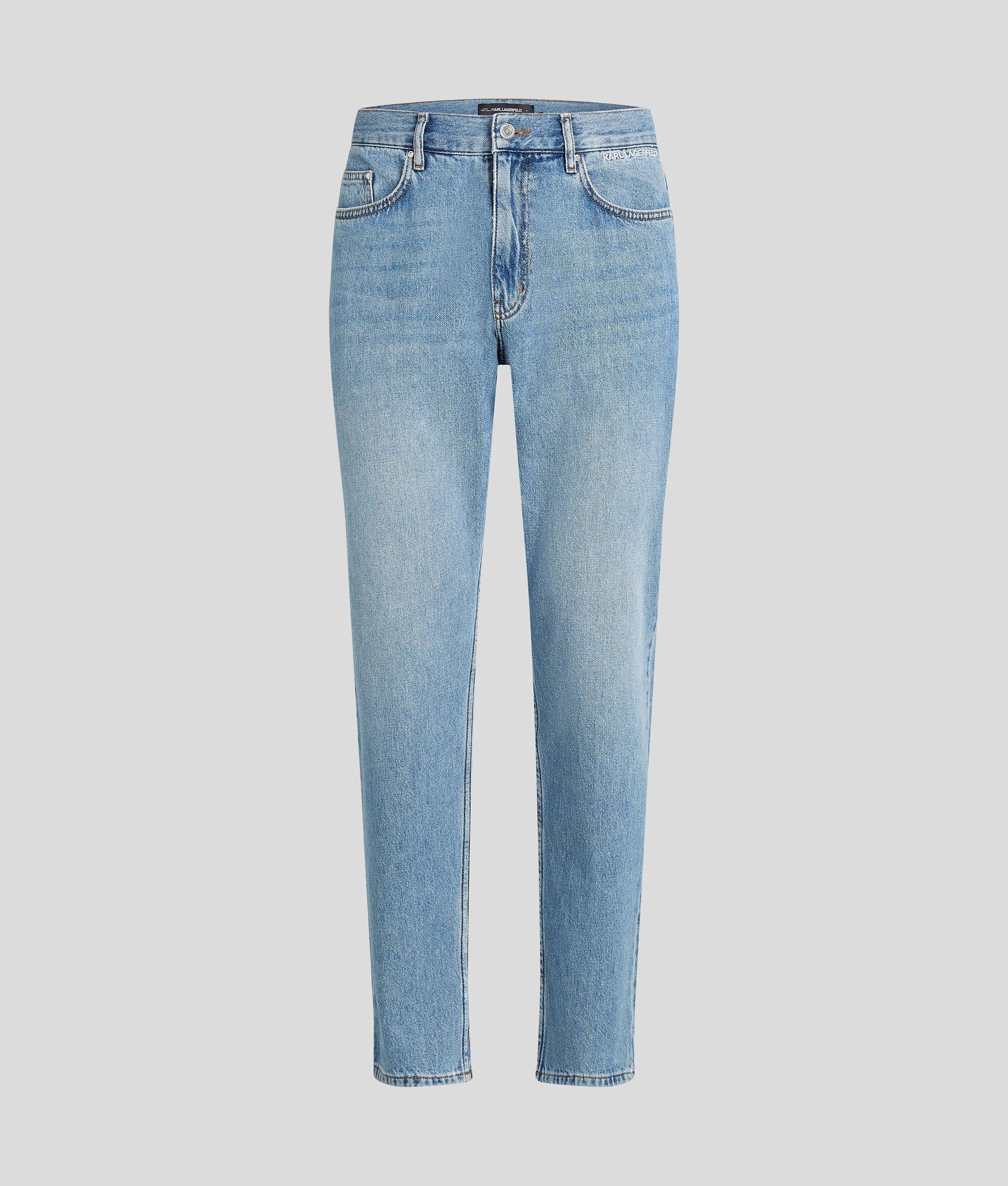 LOGO TAPERED JEANS Product Image