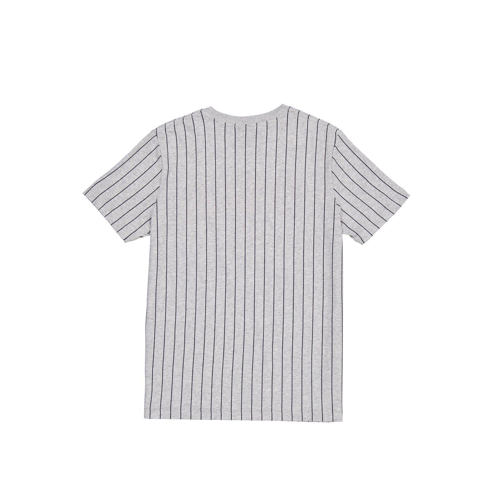 Detroit Tigers Throwback Gray Pinstripe T-Shirt Male Product Image