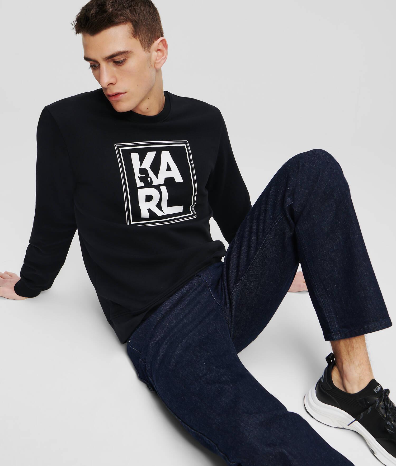 ATHLEISURE BIG KARL LOGO SWEATSHIRT Product Image