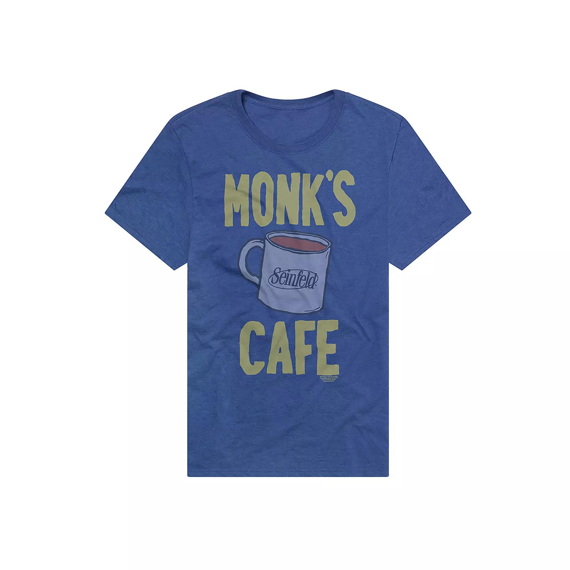 Men's Seinfeld Monk's Cafe Graphic Tee, Size: XL, Royal Product Image