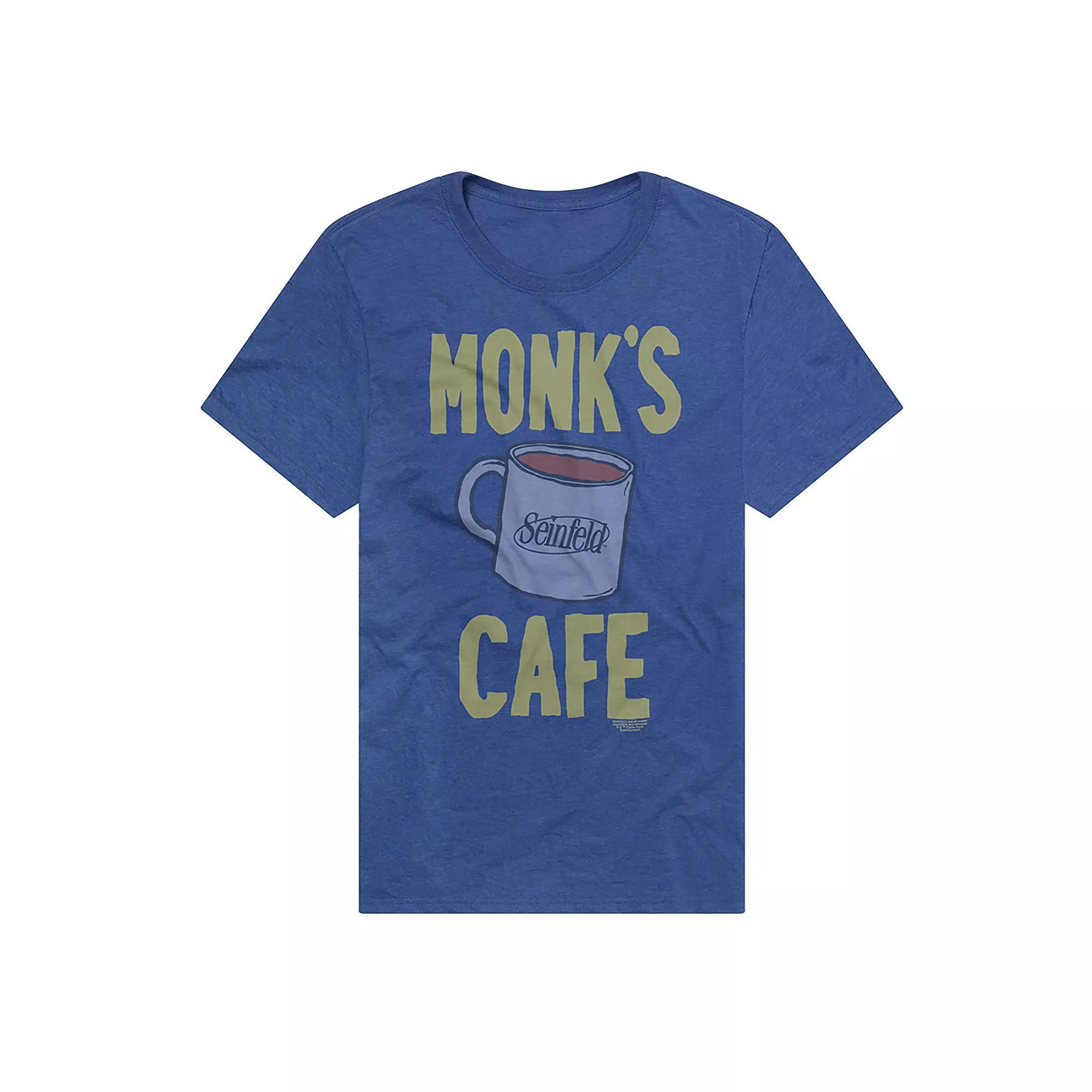 Men's Seinfeld Monk's Cafe Graphic Tee, Size: XL, Royal Product Image
