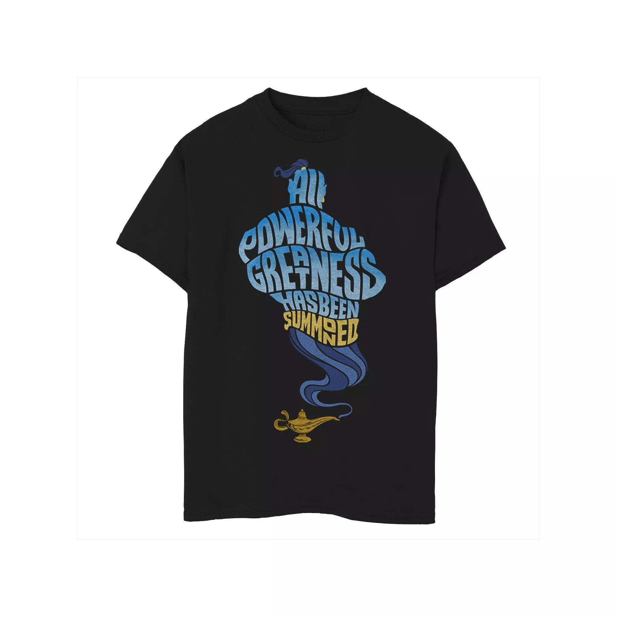 Disney's Aladdin Men's All Powerful Genie Graphic Tee, Size: Medium, White Product Image
