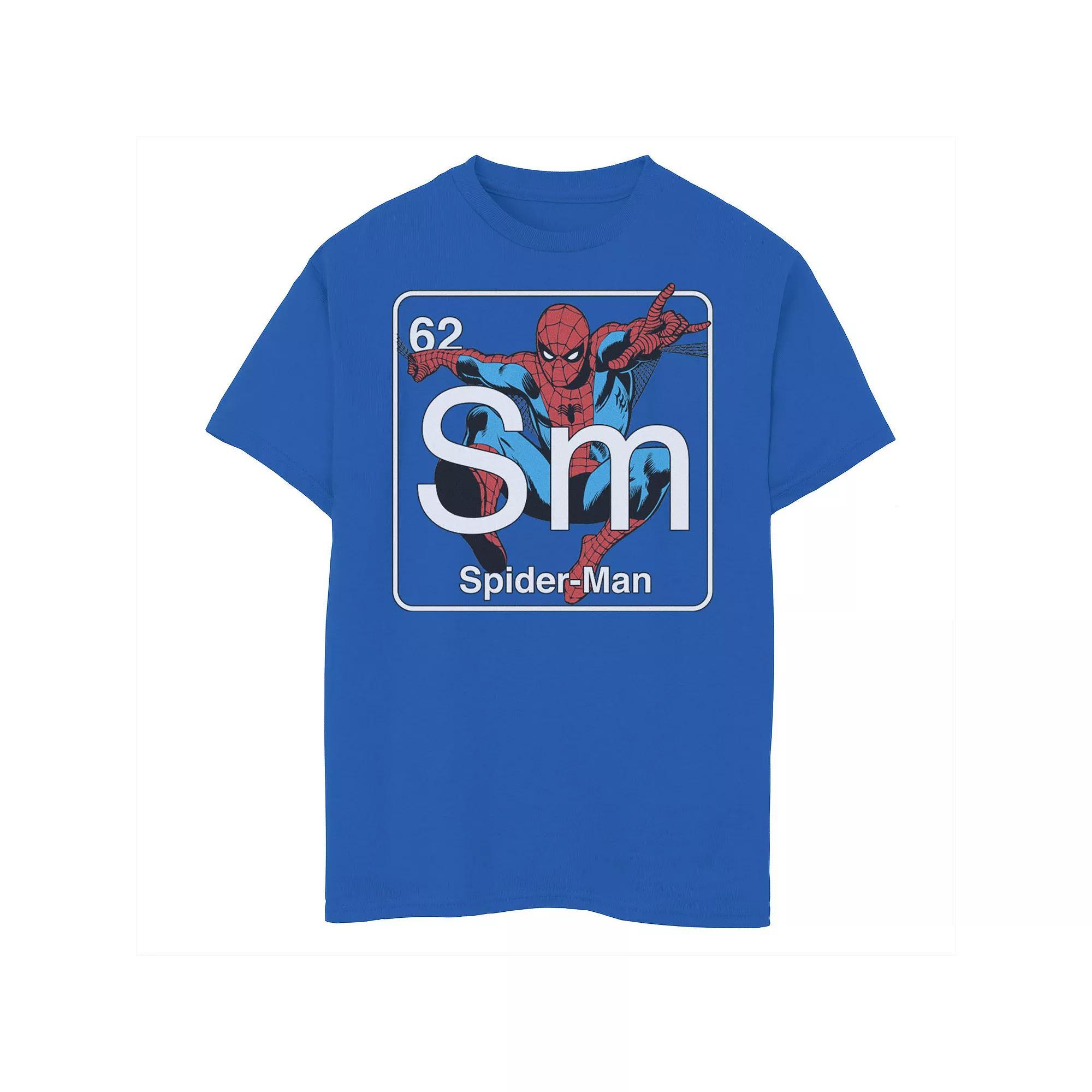 Boys 8-20 Marvel Avengers Spider-Man Element Graphic Tee, Boy's, Size: Medium, Royal Product Image