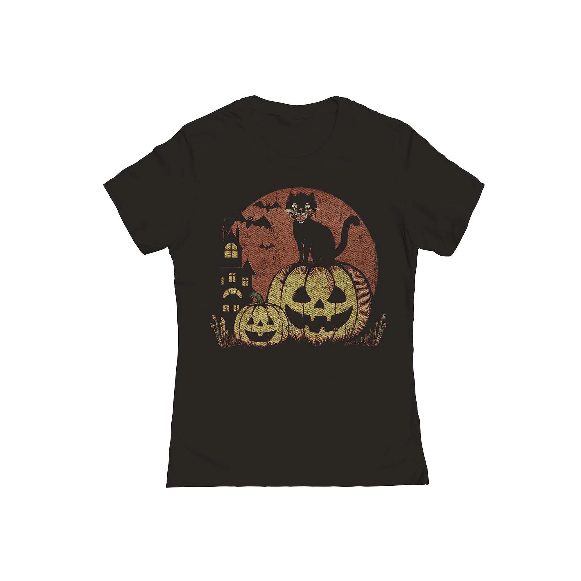 Junior's Brooklyn 86 Graphic Tee, Girl's, Size: Large, Black Product Image