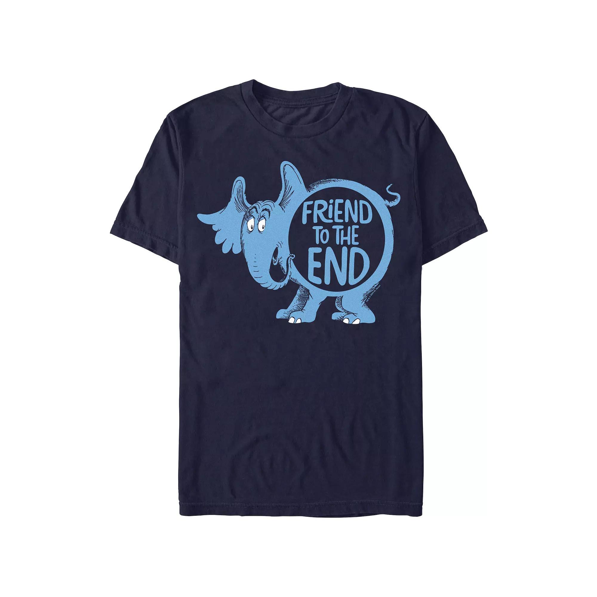 Men's Dr. Seuss Friend To The End Graphic Tee, Size: Small, Blue Product Image