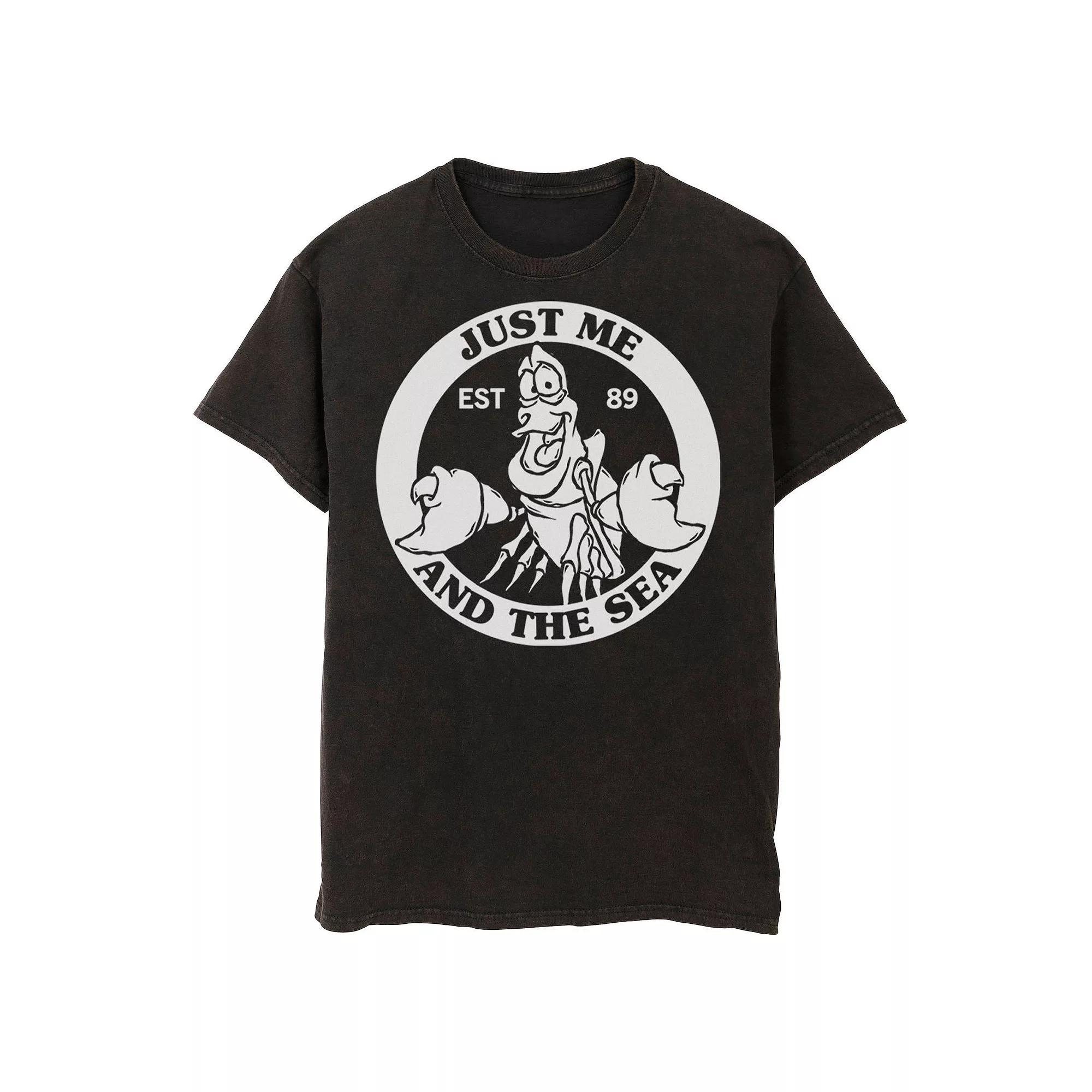 Disneys The Little Mermaid Sebastian Mens Just Me And The Sea Tee Product Image
