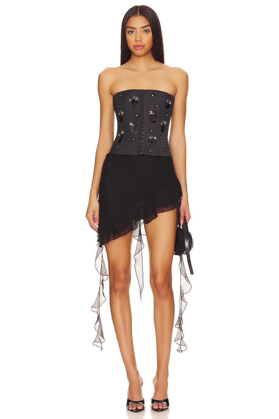 Embellished Satin Corset GUIZIO Product Image