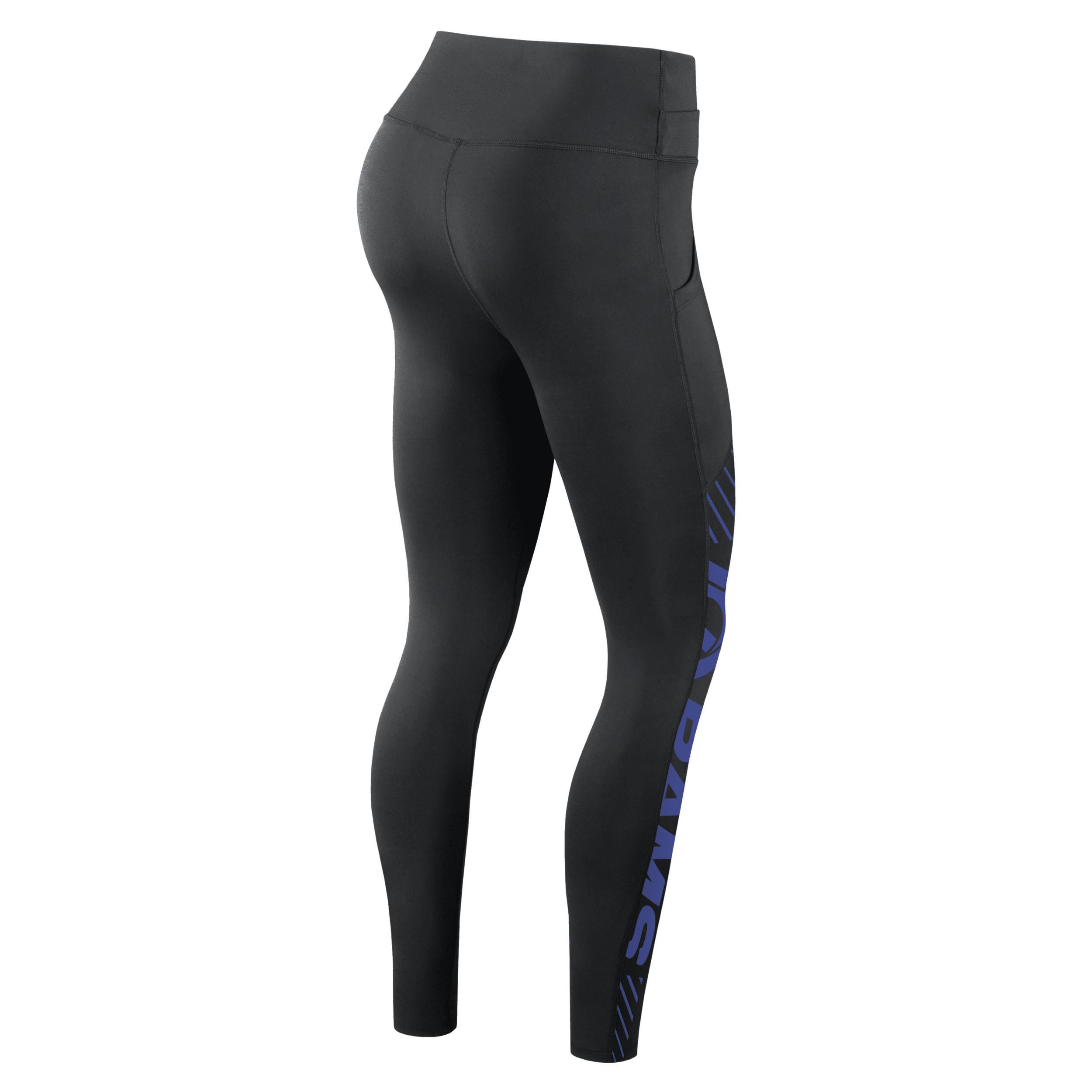 Women's Nike Black Tampa Bay Buccaneers Yard Line Crossover Leggings, Size: XS Product Image