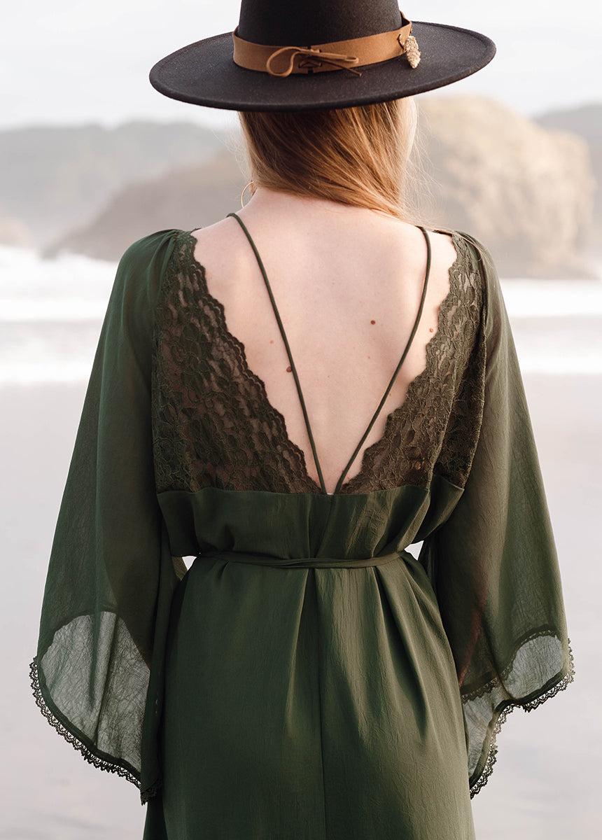 Sunni Dress in Burnt Olive Female Product Image