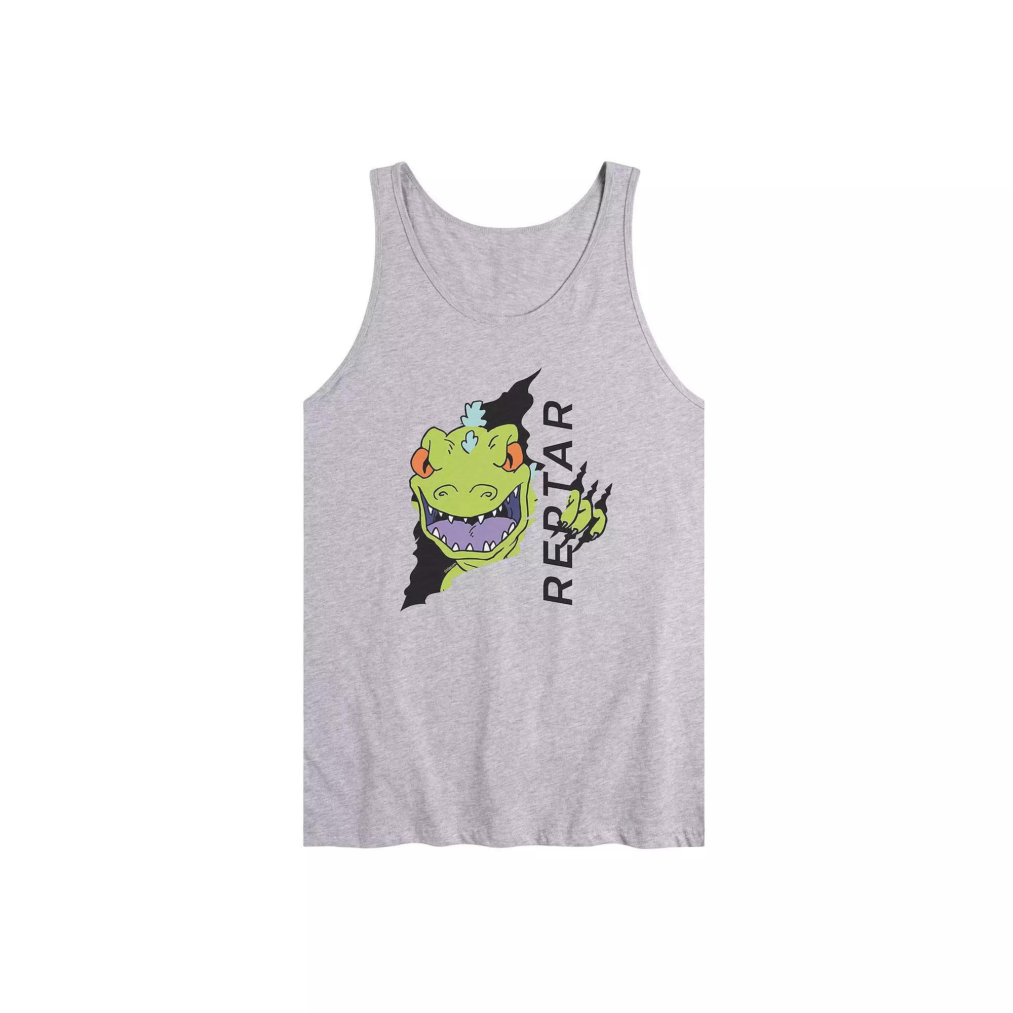 Mens Rugrats Reptar Tear Tank Top Product Image
