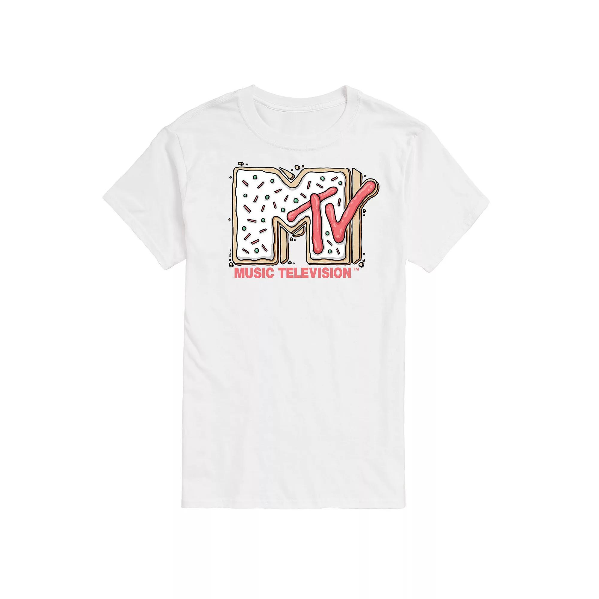 Big & Tall MTV Sugar Cookie Logo Graphic Tee, Mens Product Image