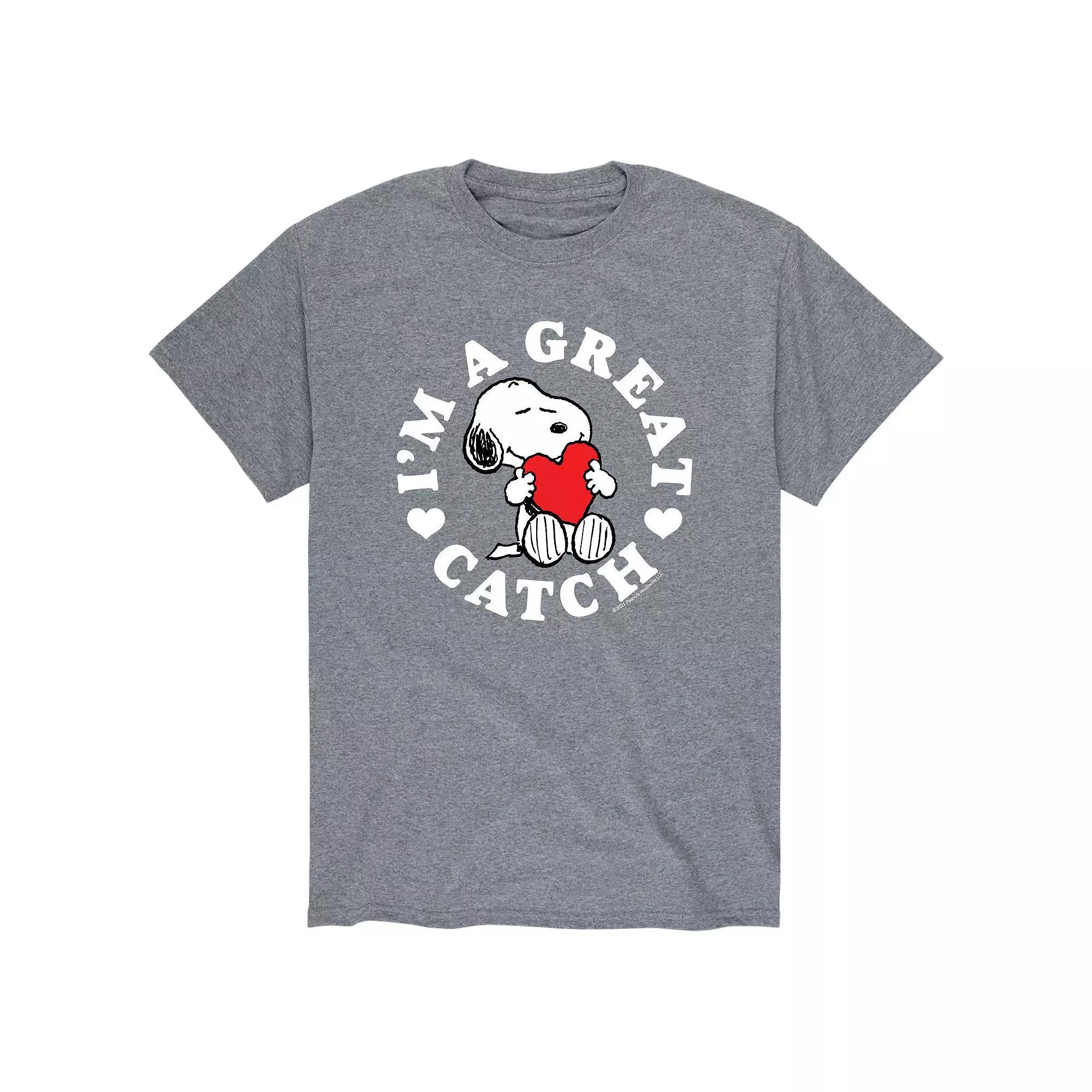 Mens Peanuts Great Catch Tee Product Image