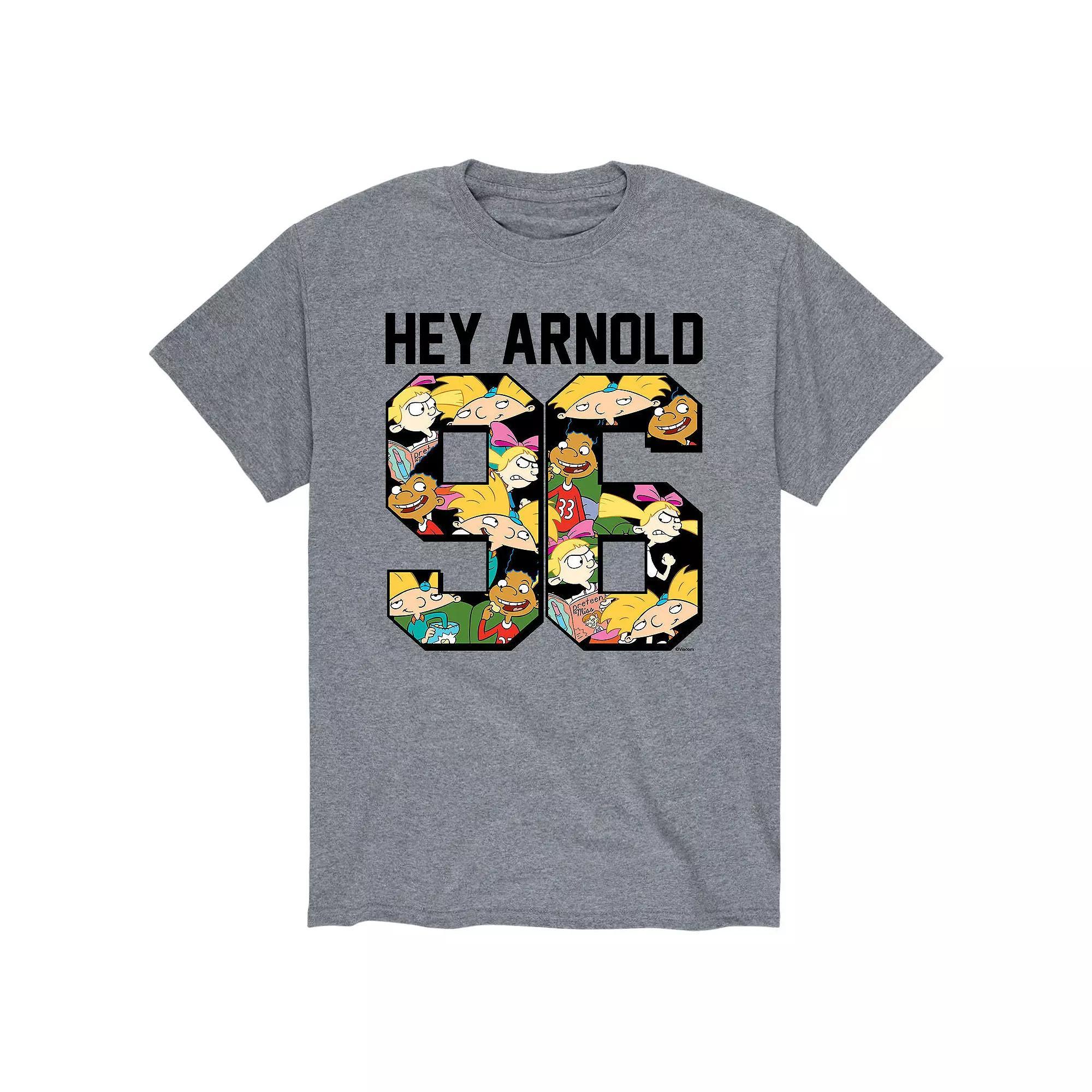 Big & Tall Hey Arnold! 96 Group Portrait Graphic Tee, Mens Product Image