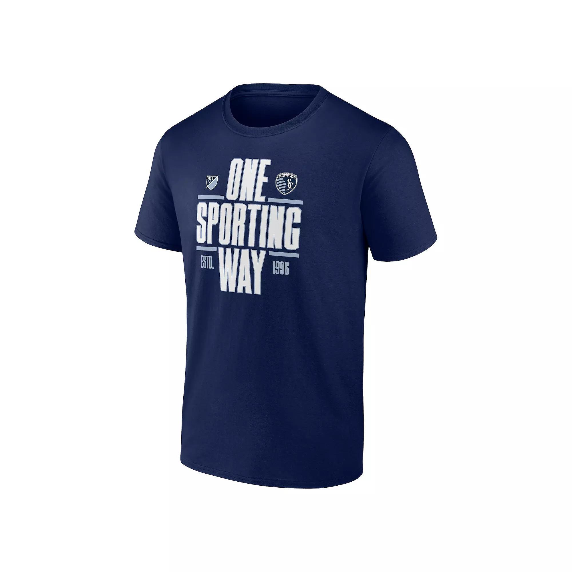 Men's Fanatics MLS Sporting Kansas City One Sporting Way Graphic Tee, Size: 2XL, Blue Product Image