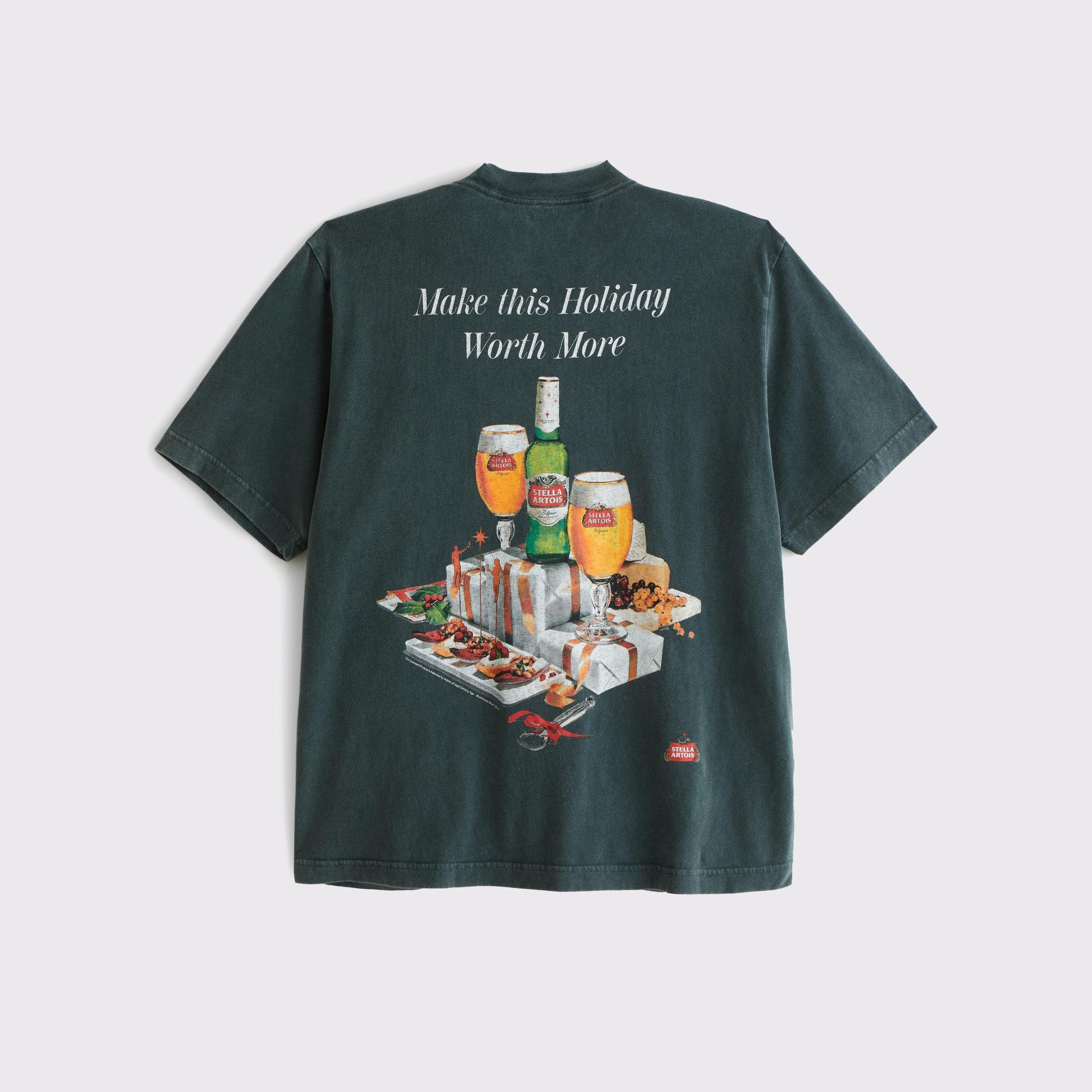 Stella Artois Vintage-Inspired Graphic Tee Product Image