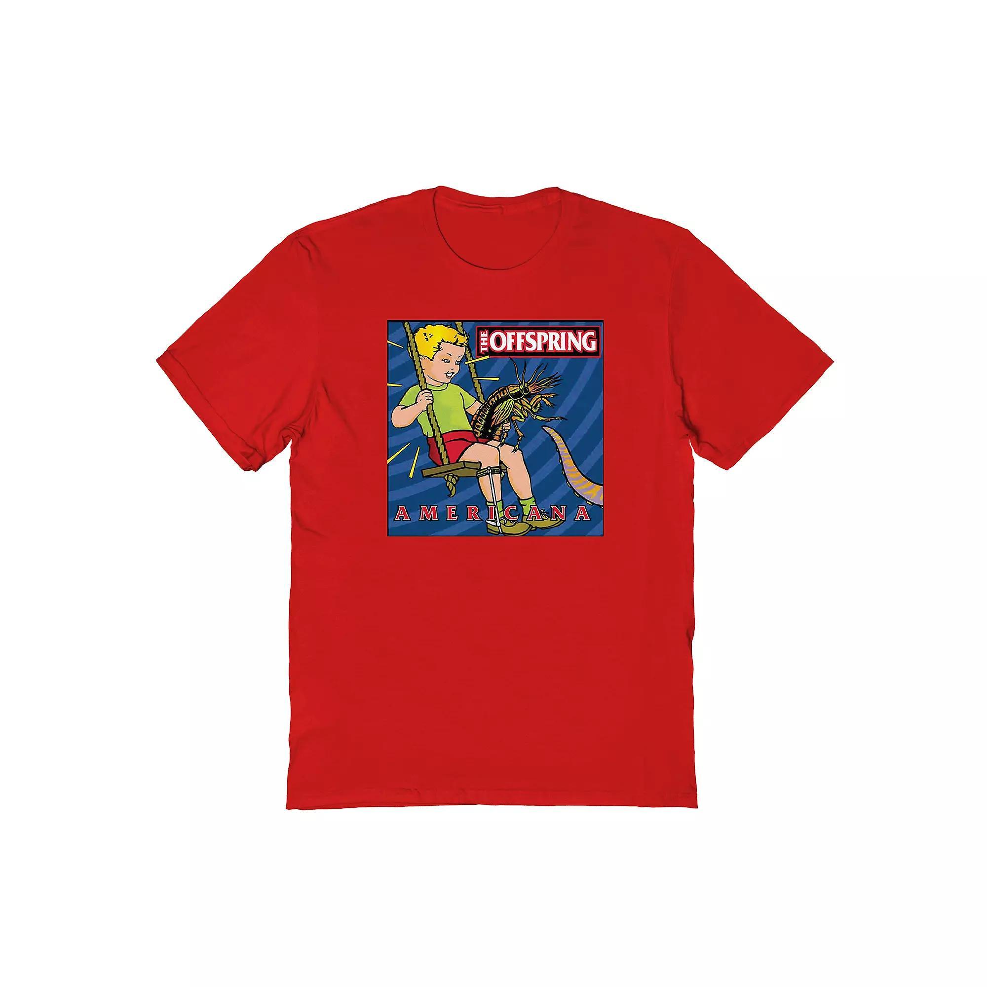 The Offspring Men's T-Shirt, Size: Medium, Red Product Image