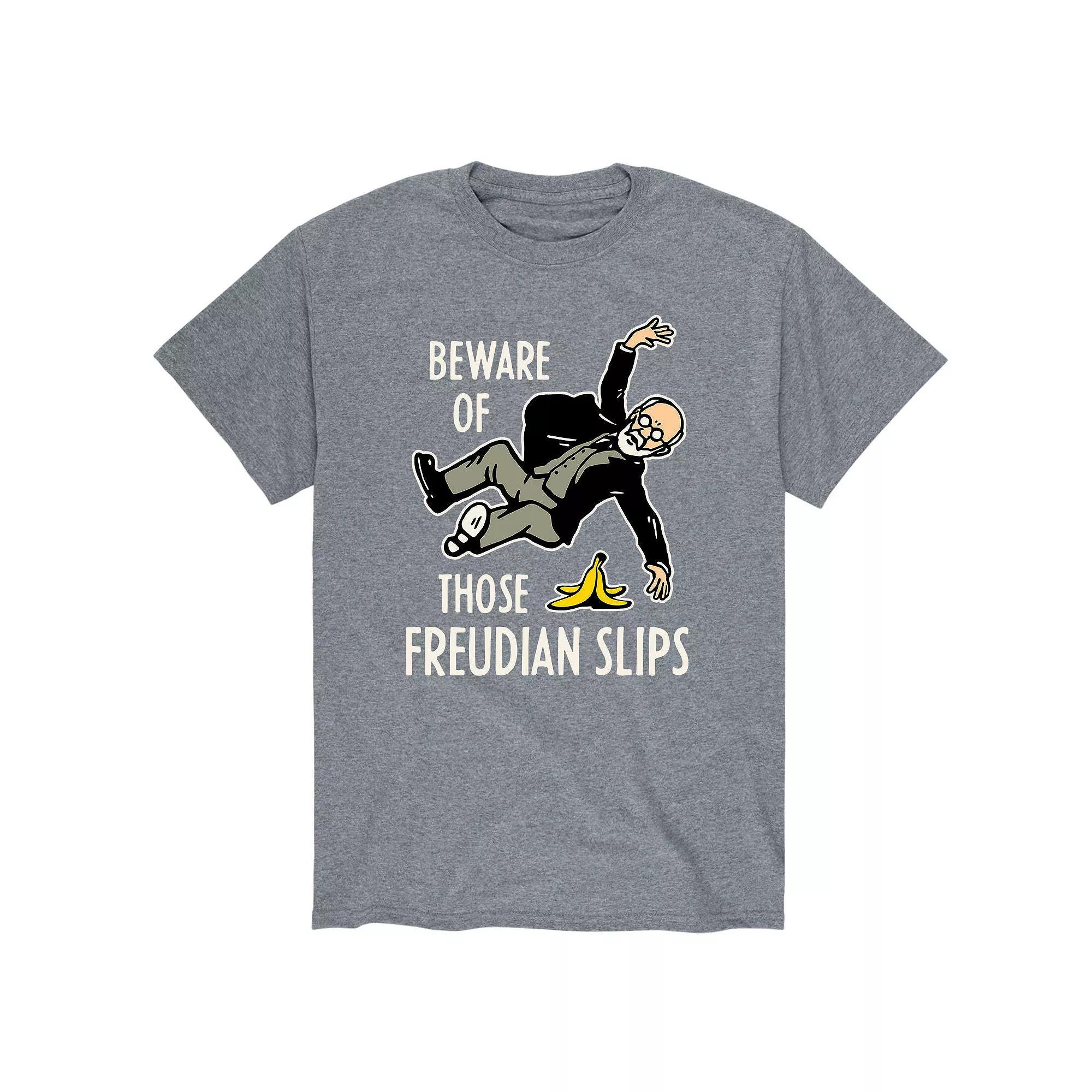 Mens Beware Freudian Slip Tee Athletic Grey Product Image