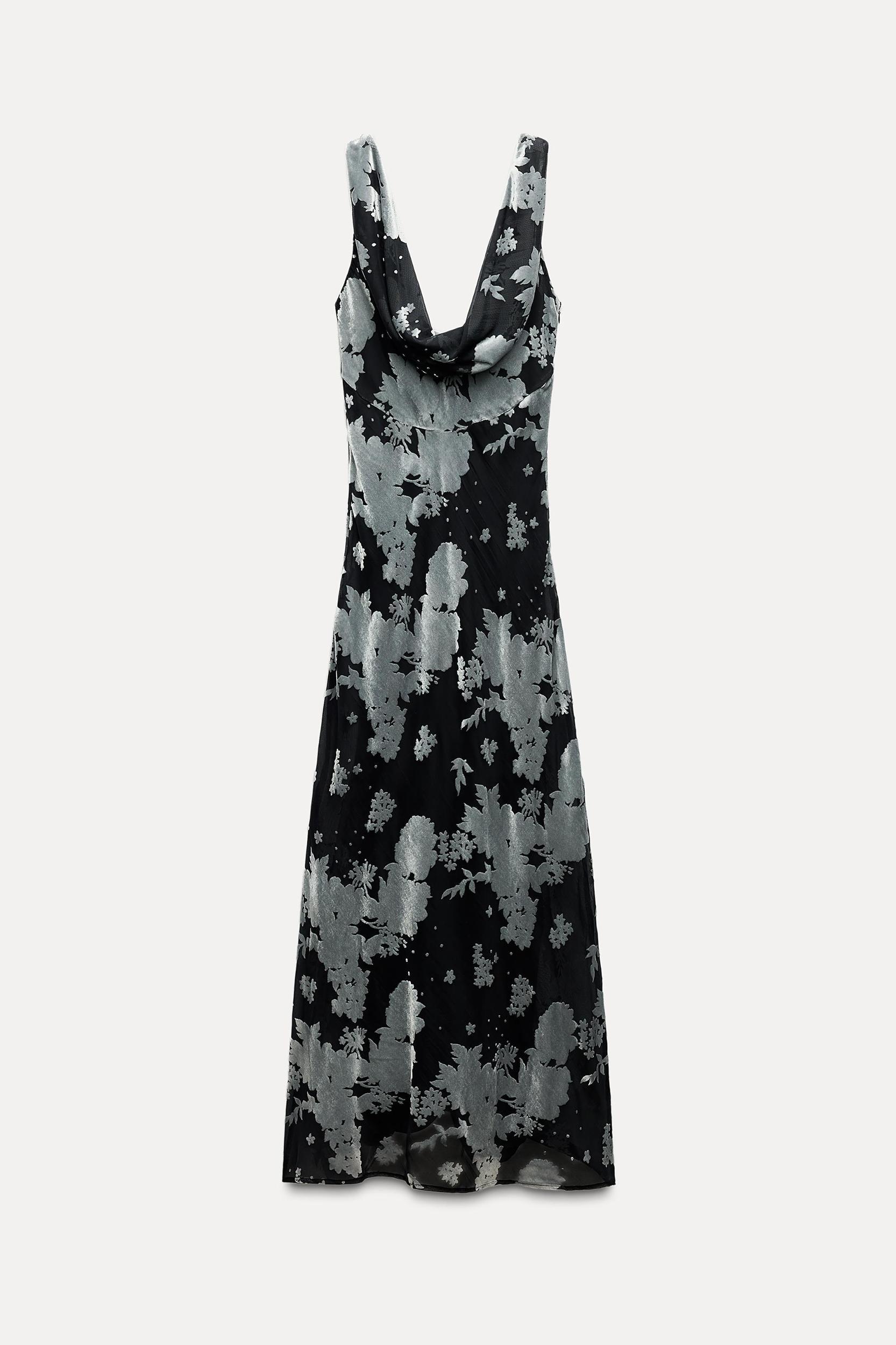 LONG VELVET DRESS Product Image