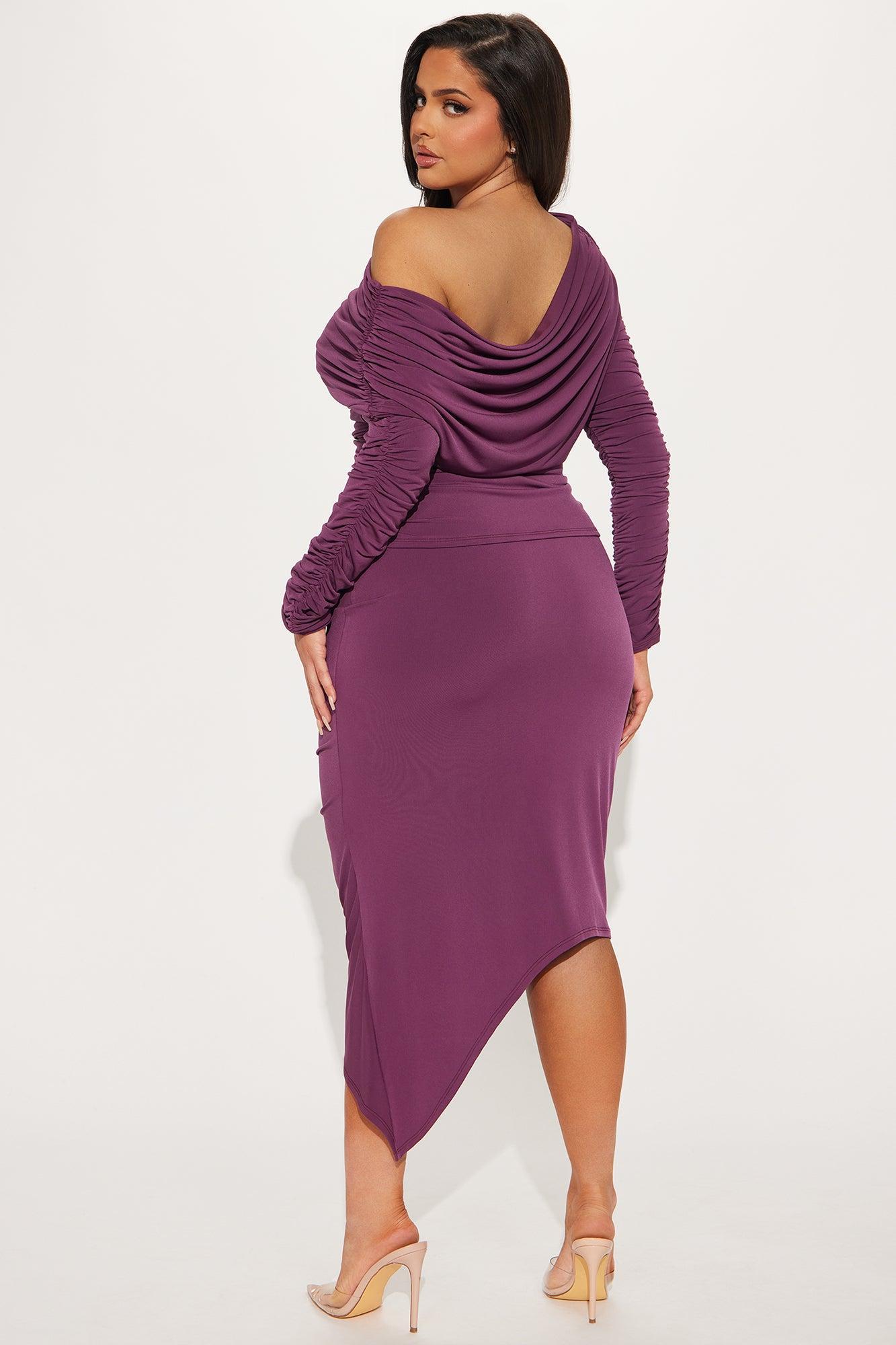Jax Skirt Set - Plum Product Image