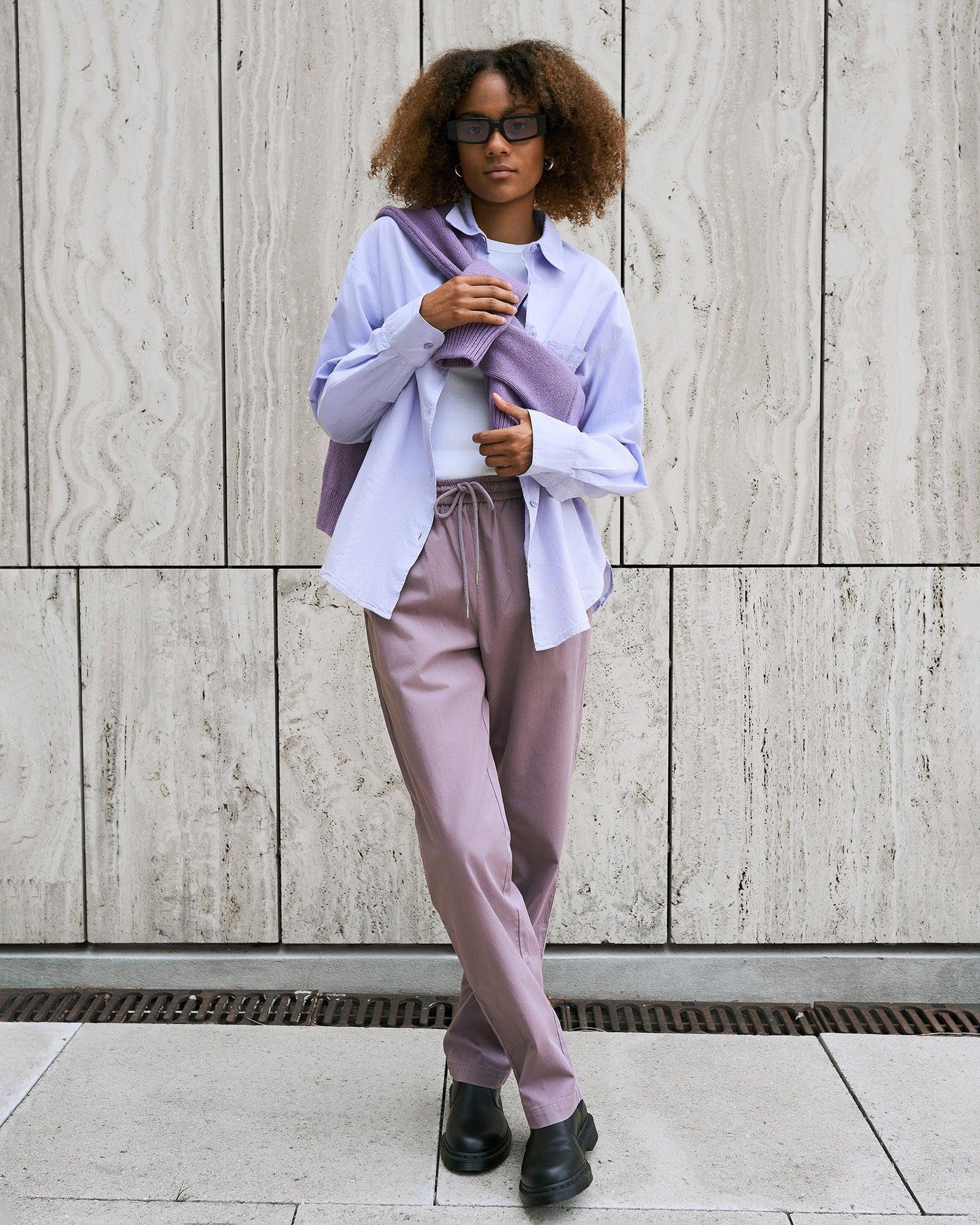 Organic Twill Pants - Hunter Green Product Image