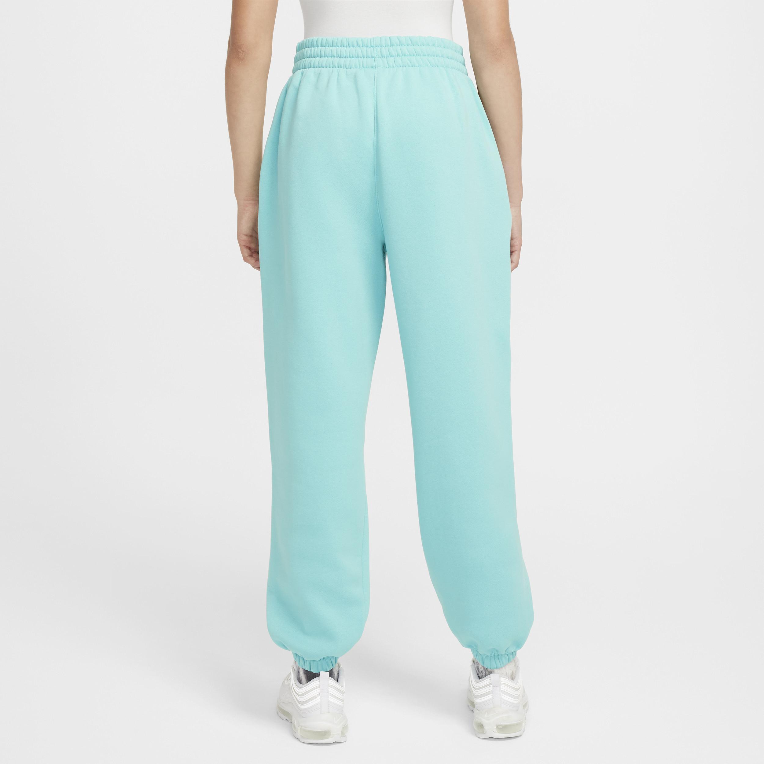 Nike Kids' Club Cotton Blend Fleece Sweatpants in Green Frost/Vintage Green at Nordstrom Product Image