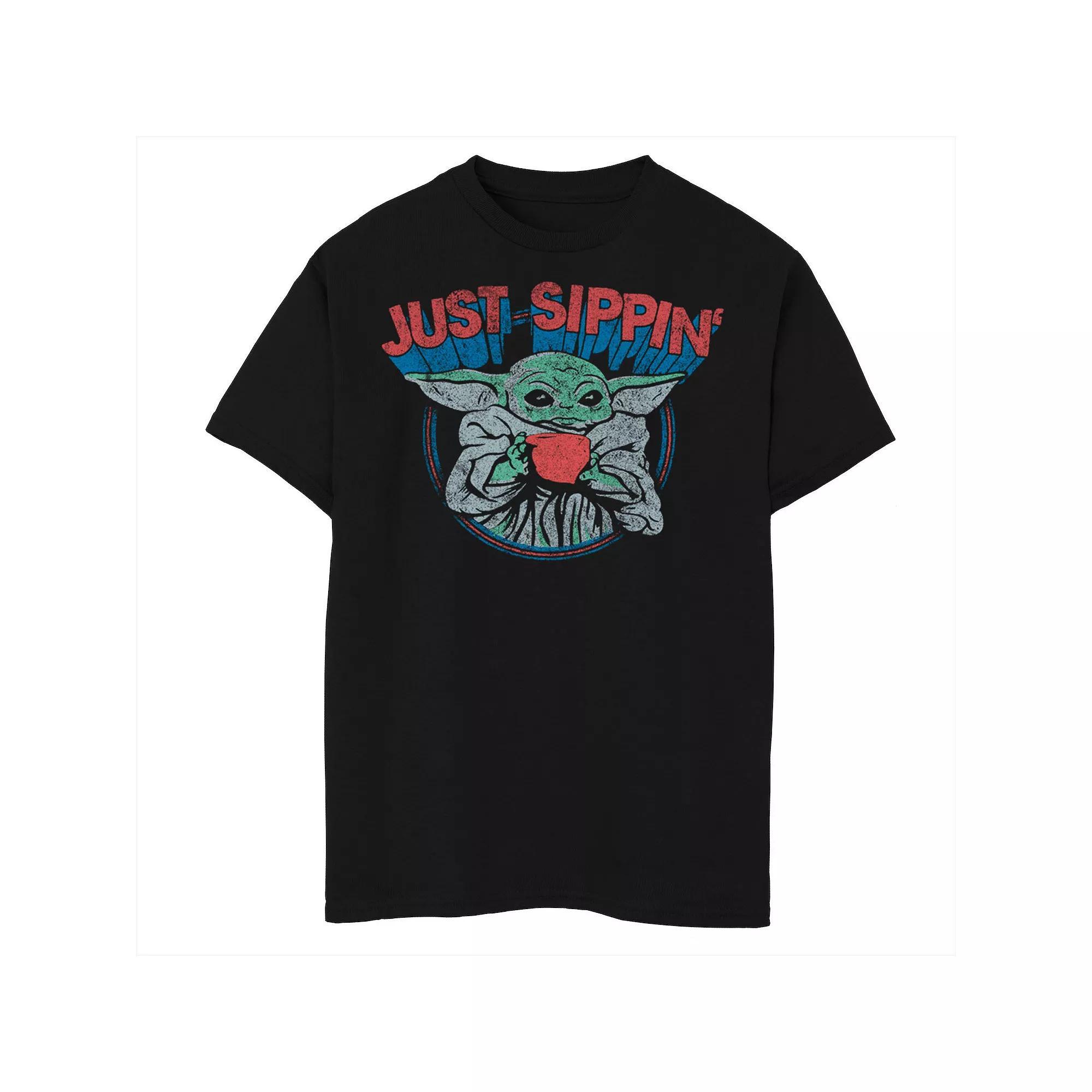 Boys 8-20 Netflix Stranger Things Where It Began Dustin & Friends Poster Tee, Boy's, Size: Small, Black Product Image