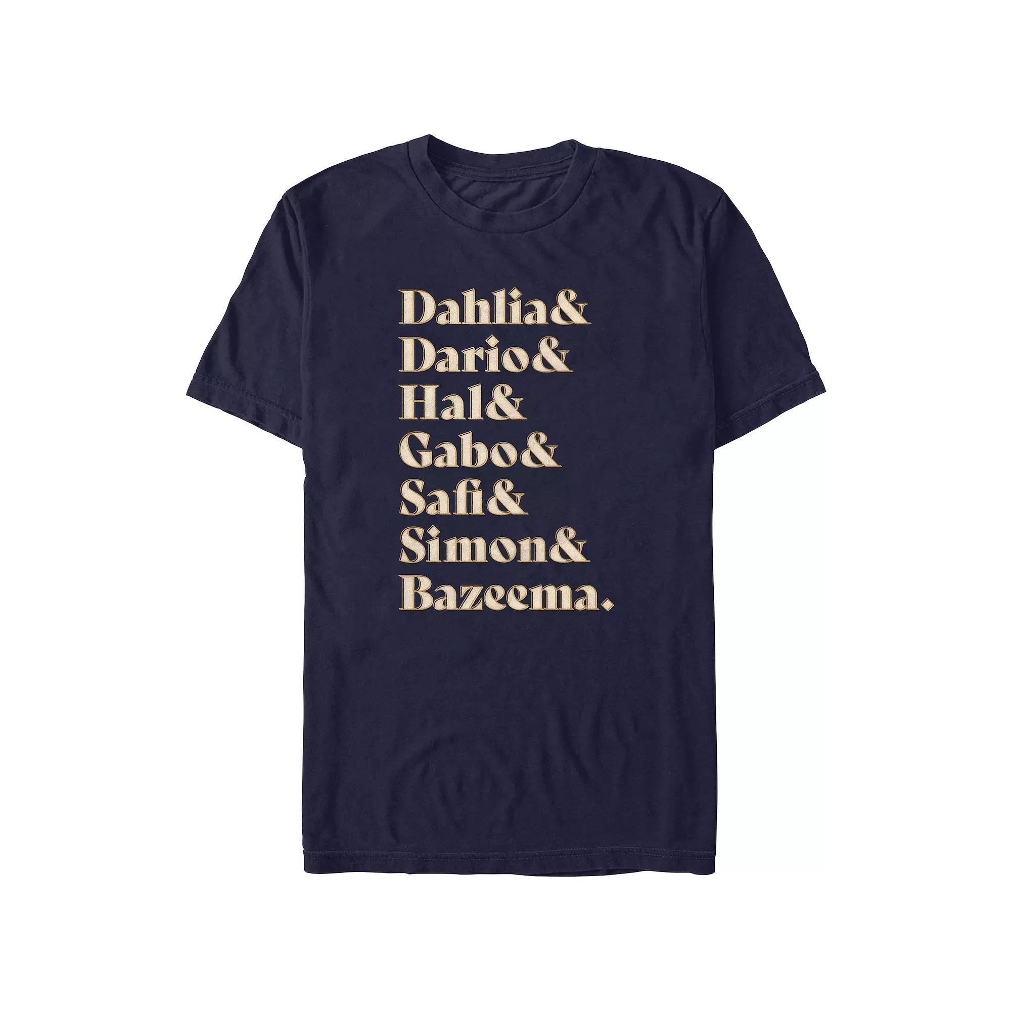 Men's Wish Name Stack Graphic Tee, Size: XS, Blue Product Image