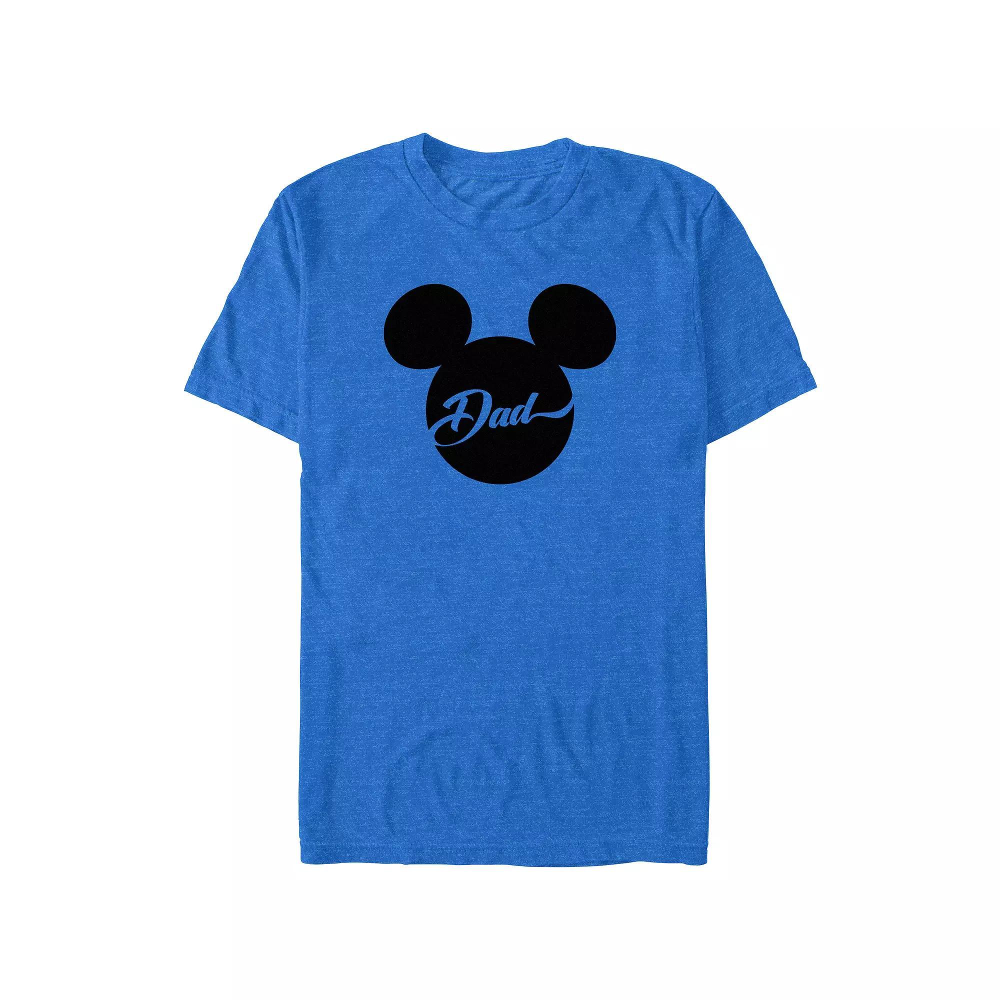 Disney's Mickey Mouse Dad Ears Big & Tall Graphic Tee, Men's, Size: 3XL, Royal Grey Product Image