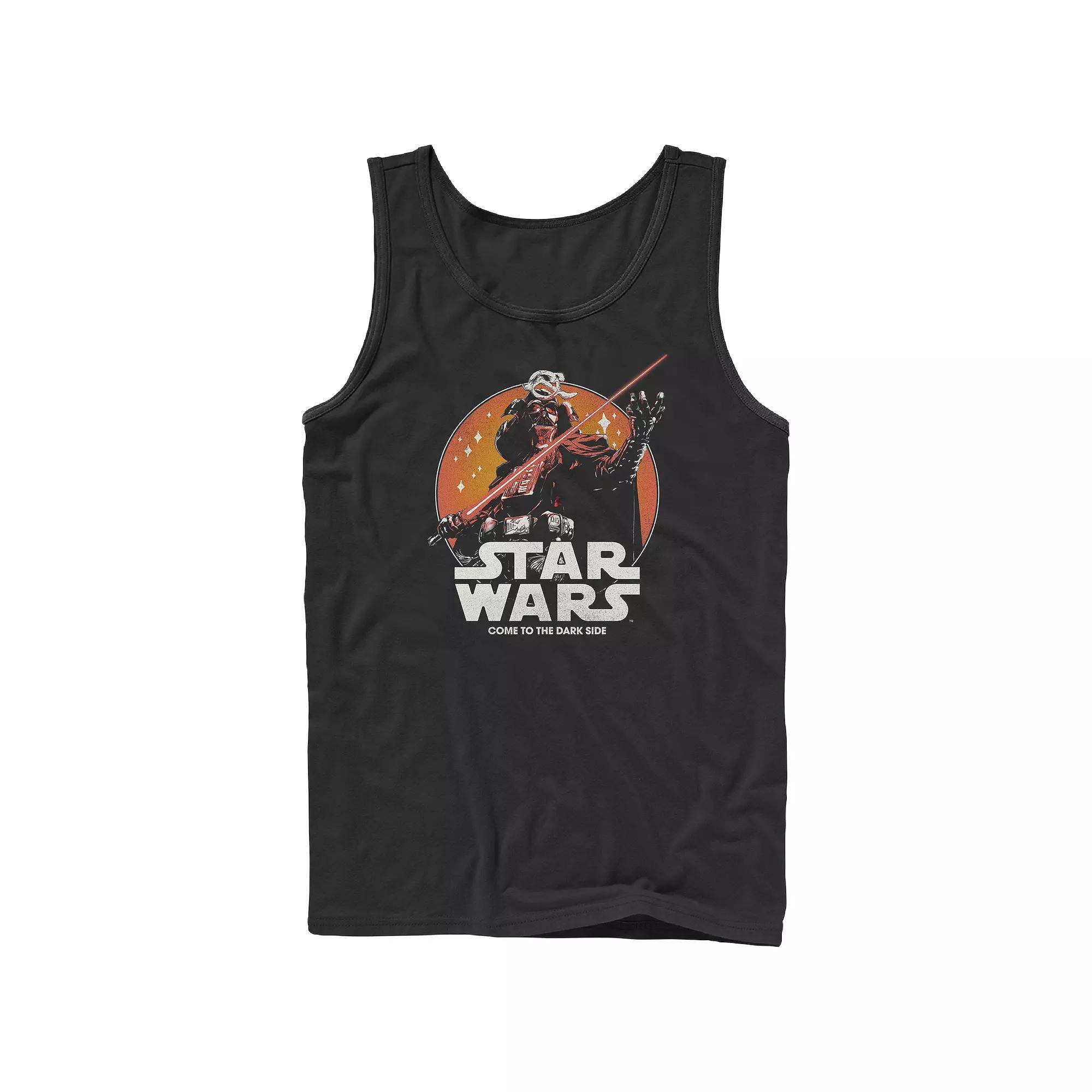 Mens Star Wars Visions Darth Vader Dark Side Poster Graphic Tank Product Image