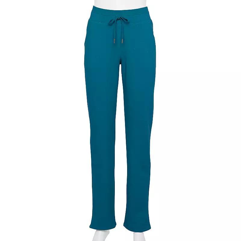 Petite Tek Gear® Ultrasoft Fleece Pants, Women's, Size: Medium Petite, Blue Crayon Product Image
