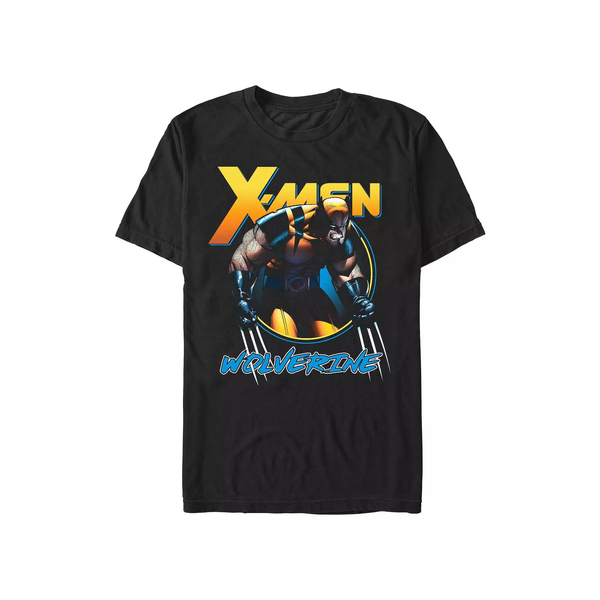 Men's X-Men Wolverine Angry Mood Graphic Tee, Size: Medium, Black Product Image