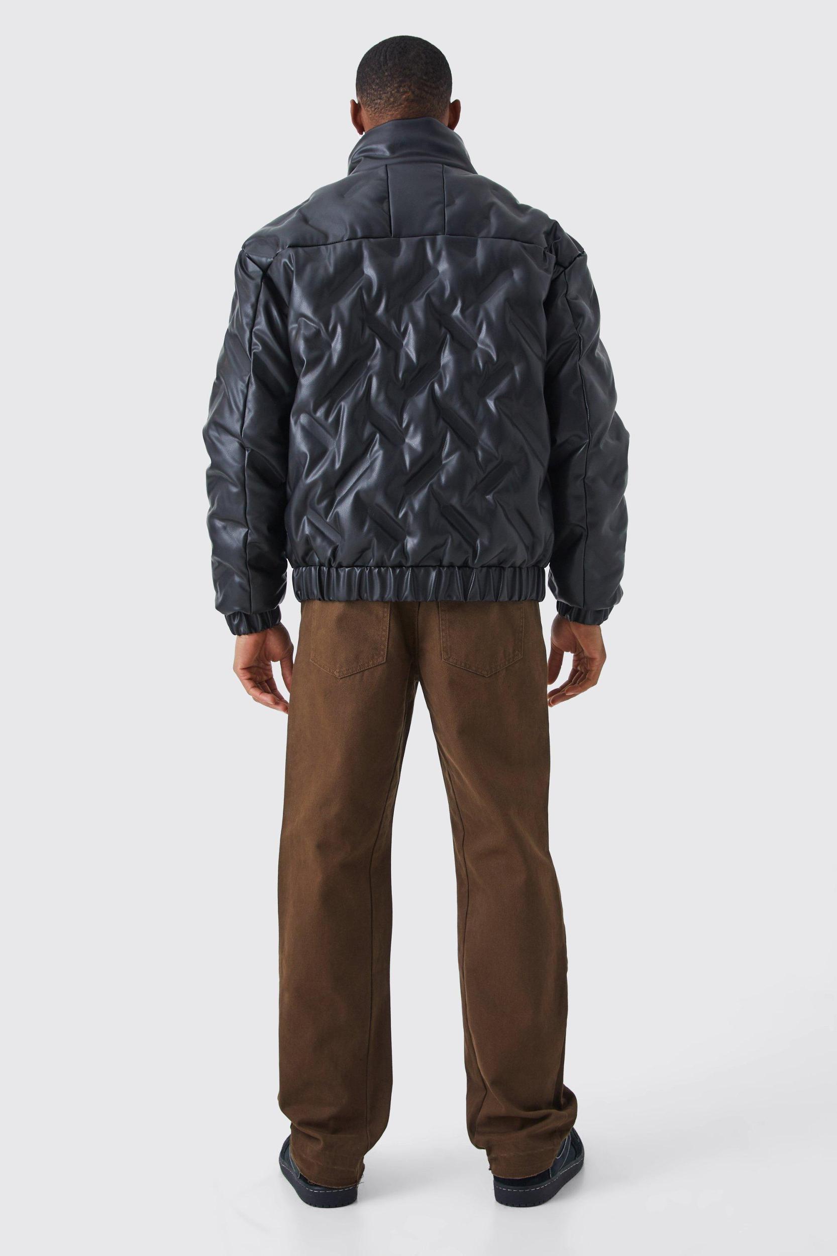 Fixed Waist Relaxed Gusset Applique Pants | boohooMAN USA Product Image