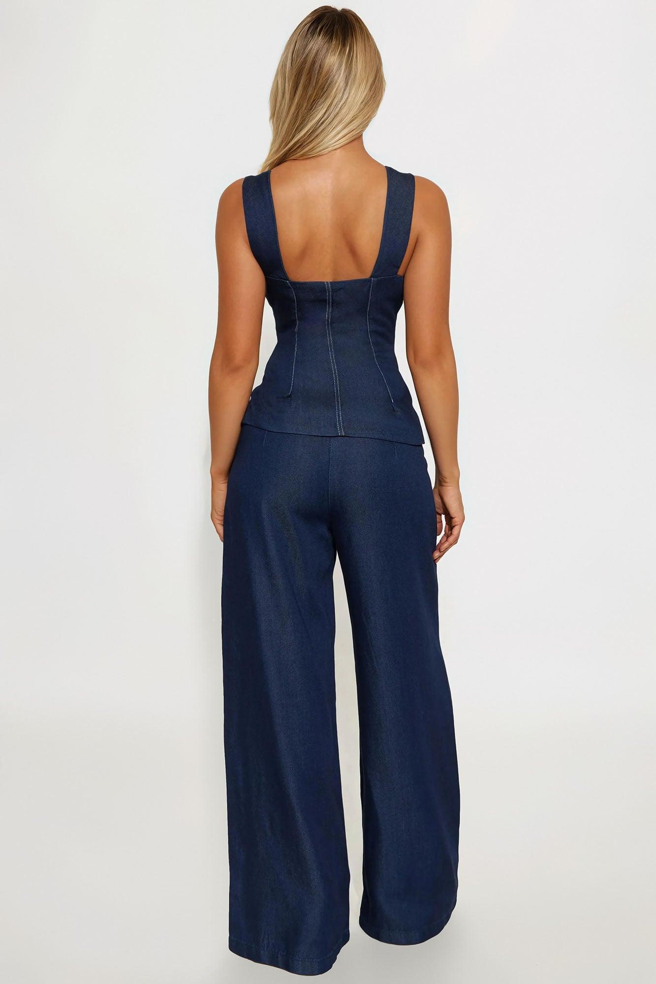 Monique Pant Set - Dark Wash Product Image