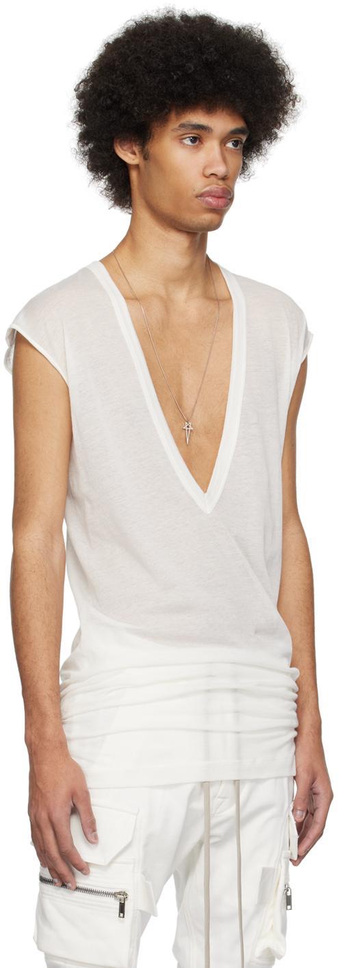 RICK OWENS Off-white Dylan T-shirt In 11 Milk Product Image