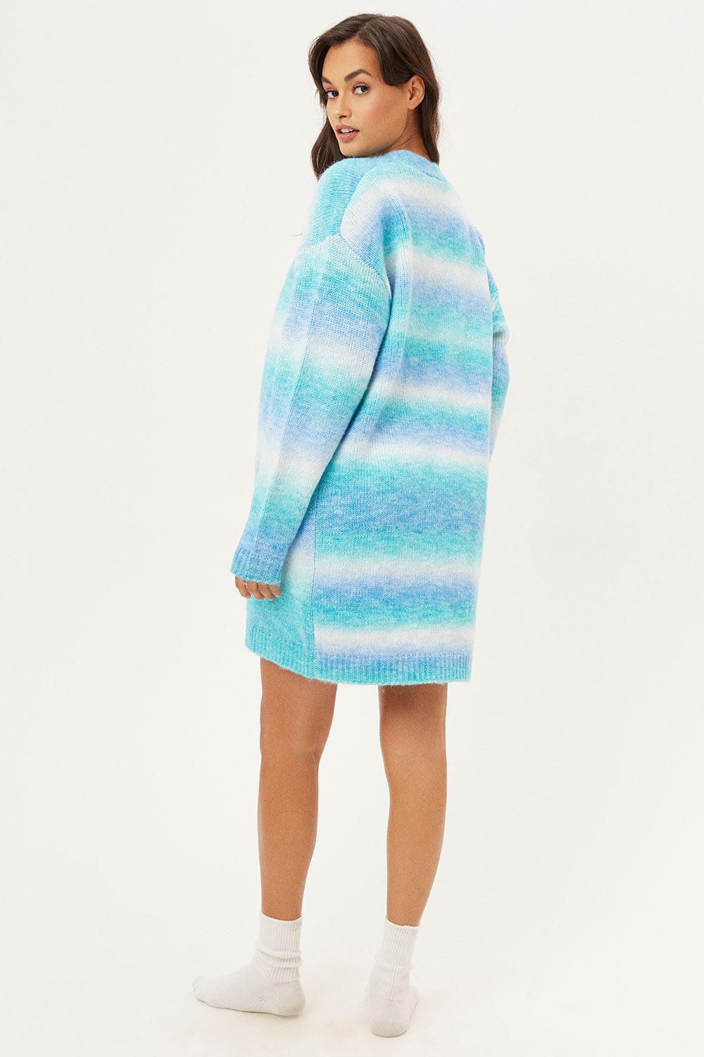 Zoe Knit Cardigan Sweater - Blue Horizon Product Image