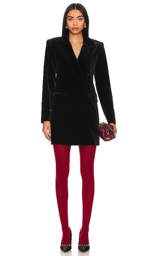 NICHOLAS Kebria Tuxedo Blazer Dress Black. (also in ). Product Image