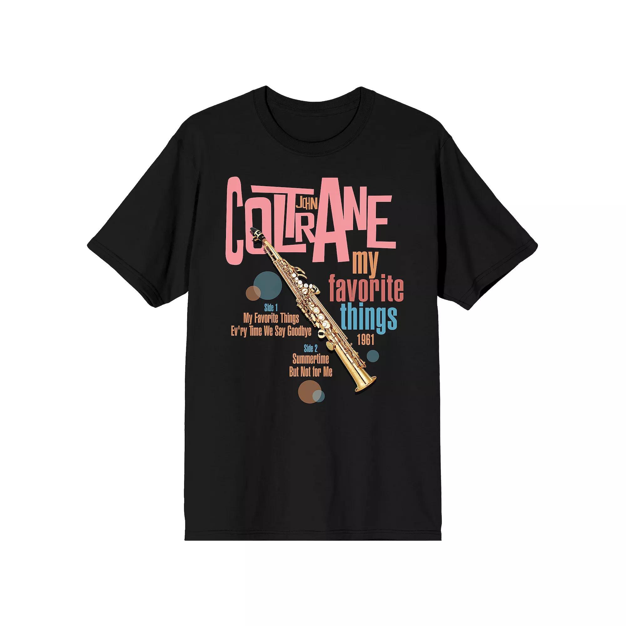 Men's John Coltrane My Favorite Graphic Tee, Size: Medium, Black Product Image