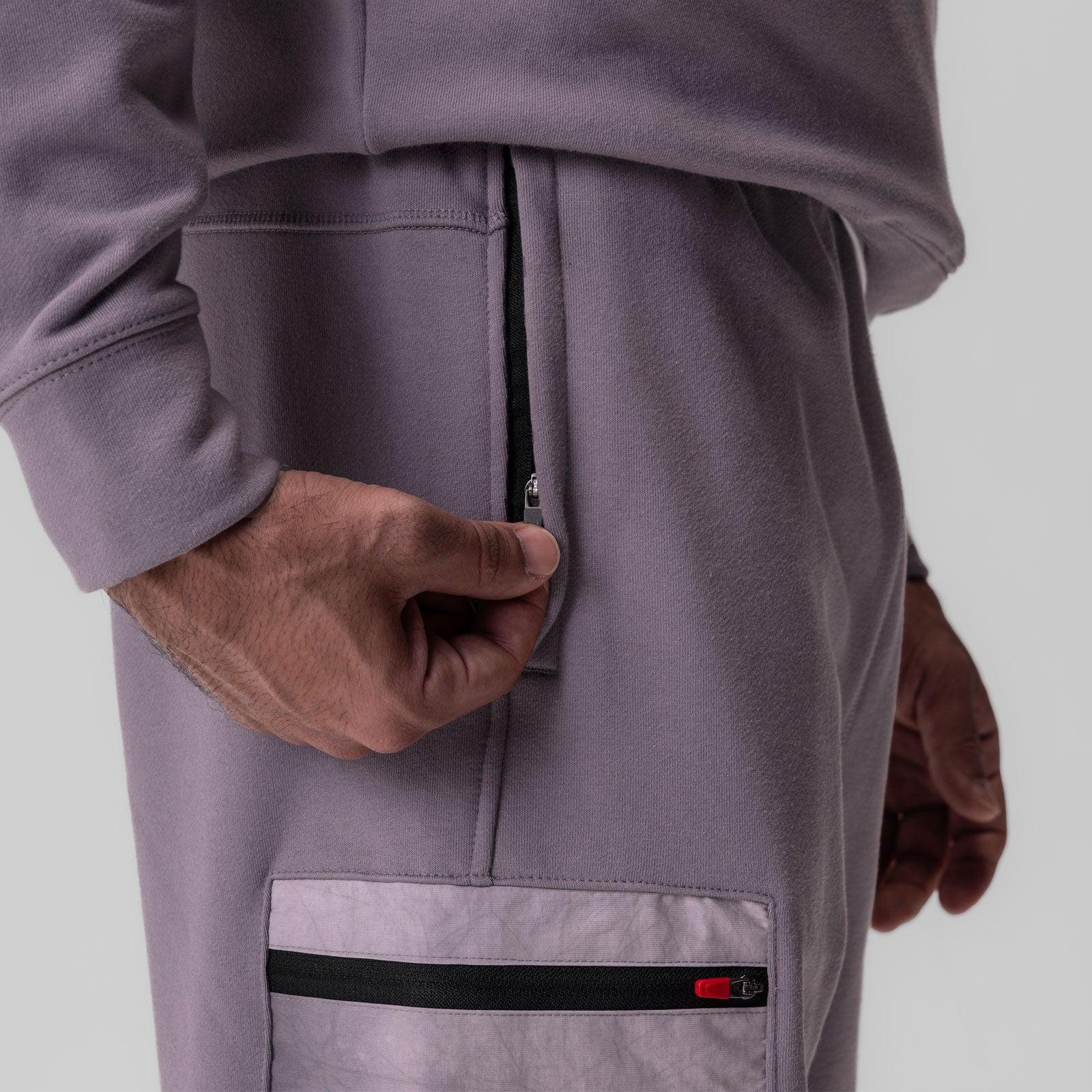 0914. Tech-Terry™ Paneled Cinch Cargo Jogger - Moonscape/Wave-dye Product Image