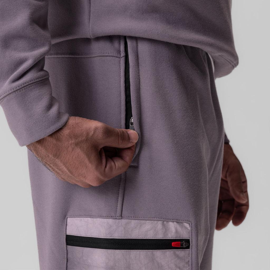 0914. Tech-Terry™ Paneled Cinch Cargo Jogger - Moonscape/Wave-dye Product Image