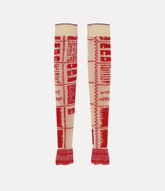 Checked Arm Warmers Product Image