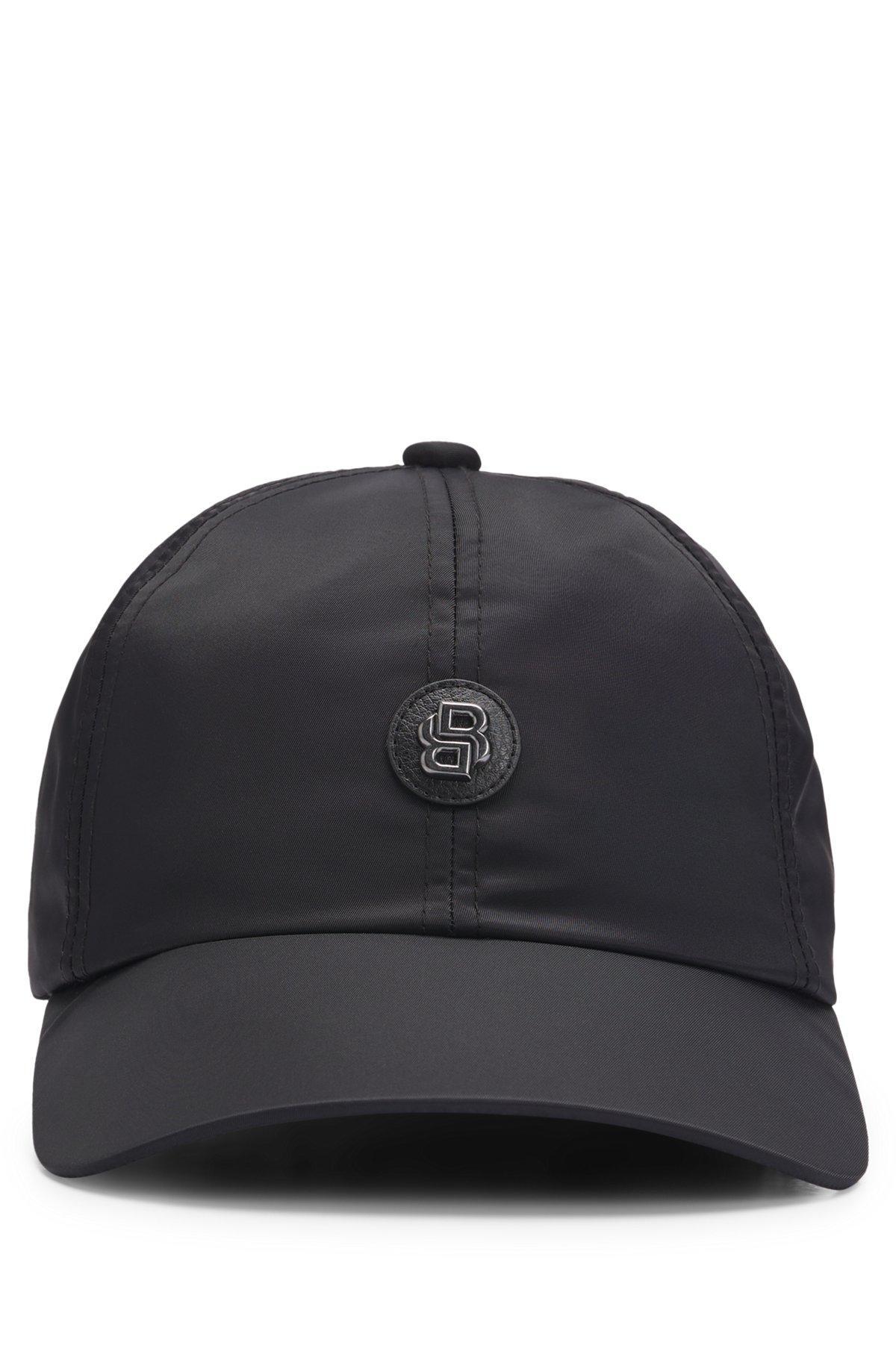 BOSS - Waterproof cap with Double B monogram - Black Product Image