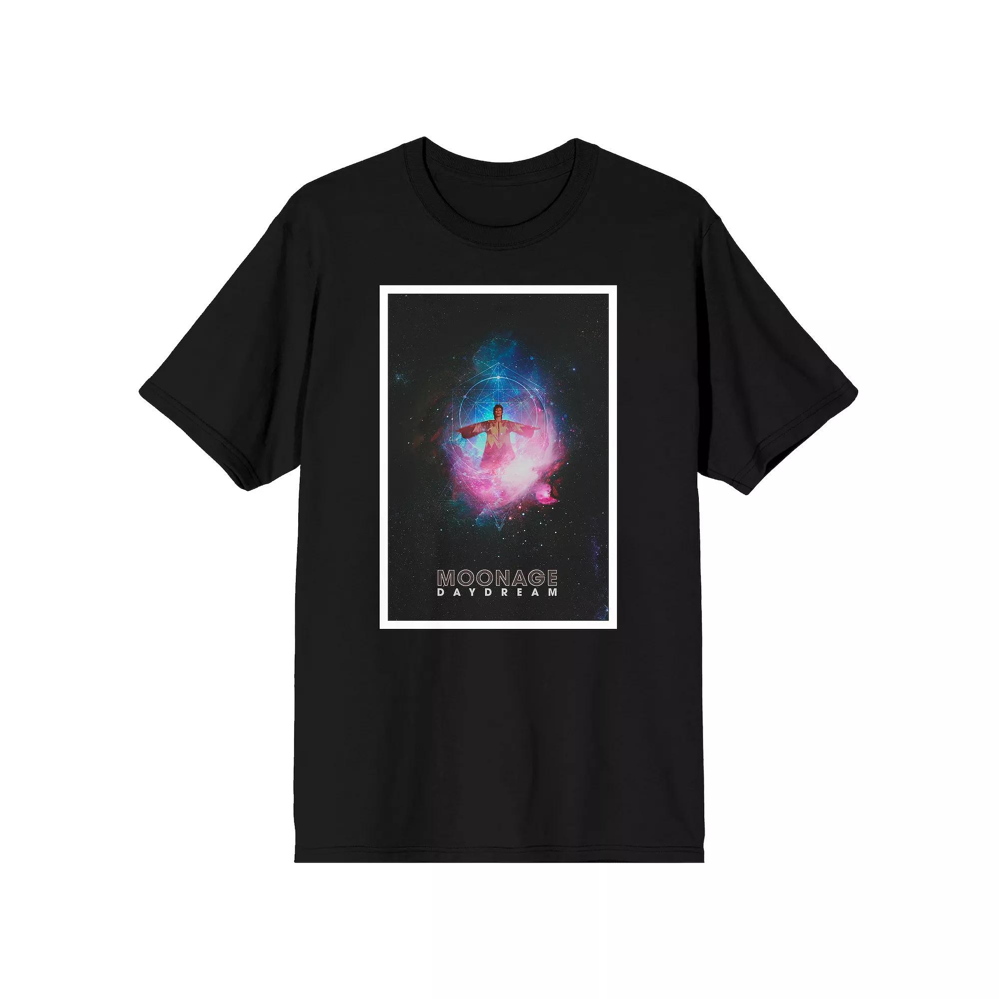 Men's David Bowie Moonage Daydream Celestial Graphic Tee, Size: XXL, Black Product Image