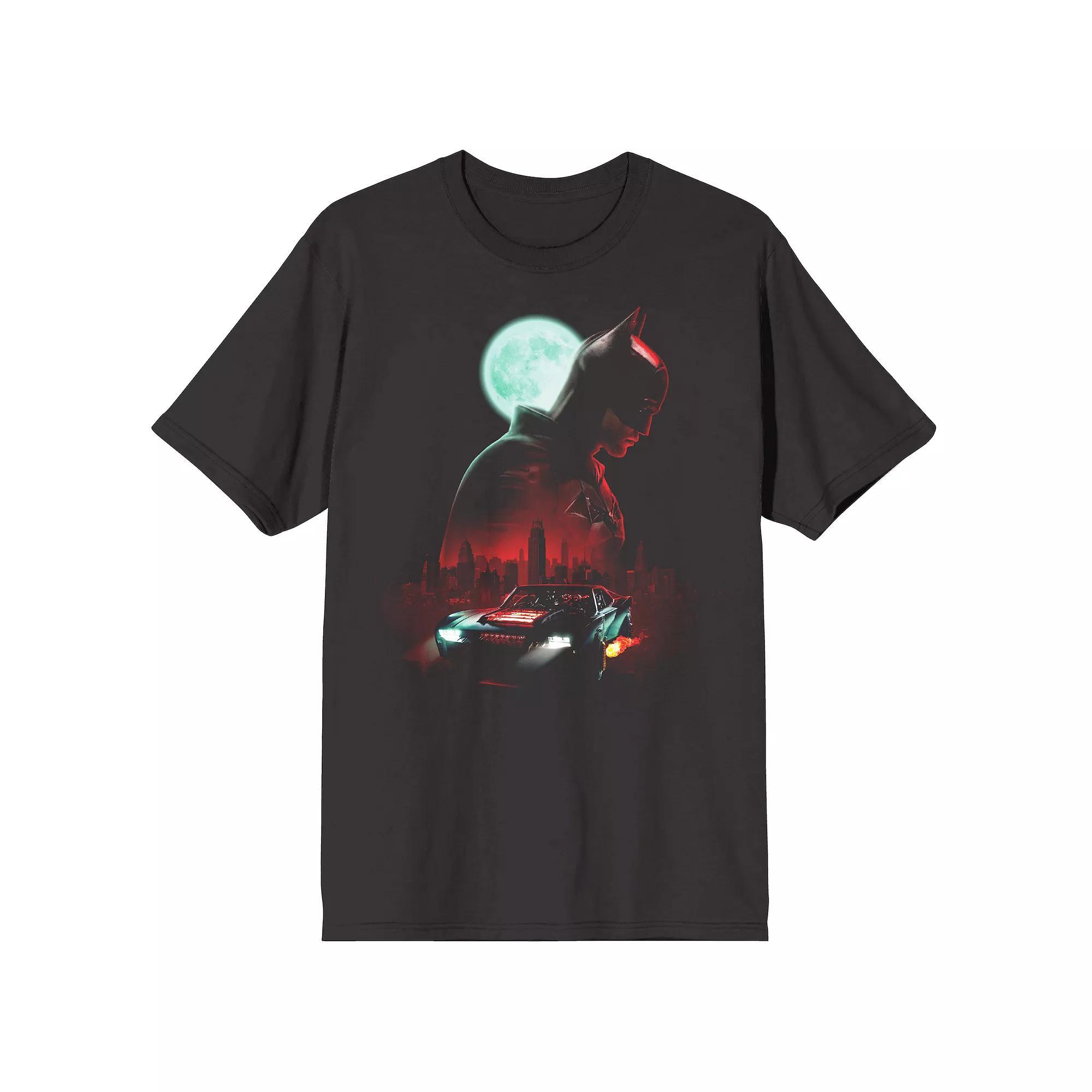 Men's The Batman Movie (2021) Tee, Size: Large 30, Black Product Image