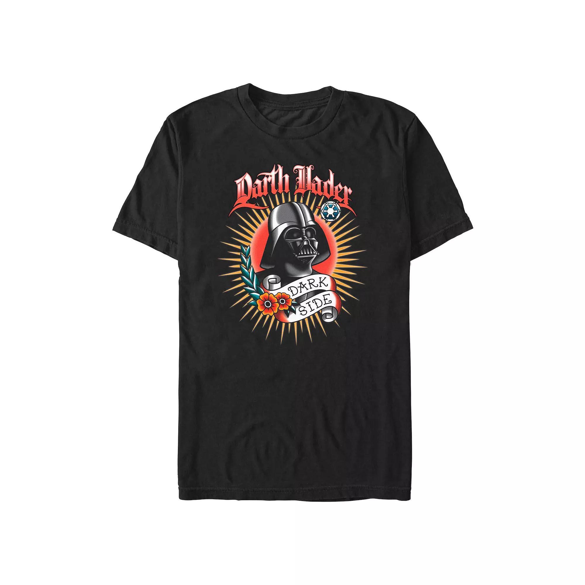 Big & Tall Star Wars Darth Vader Tattoo Graphic Tee, Men's, Size: XL Tall, Black Product Image