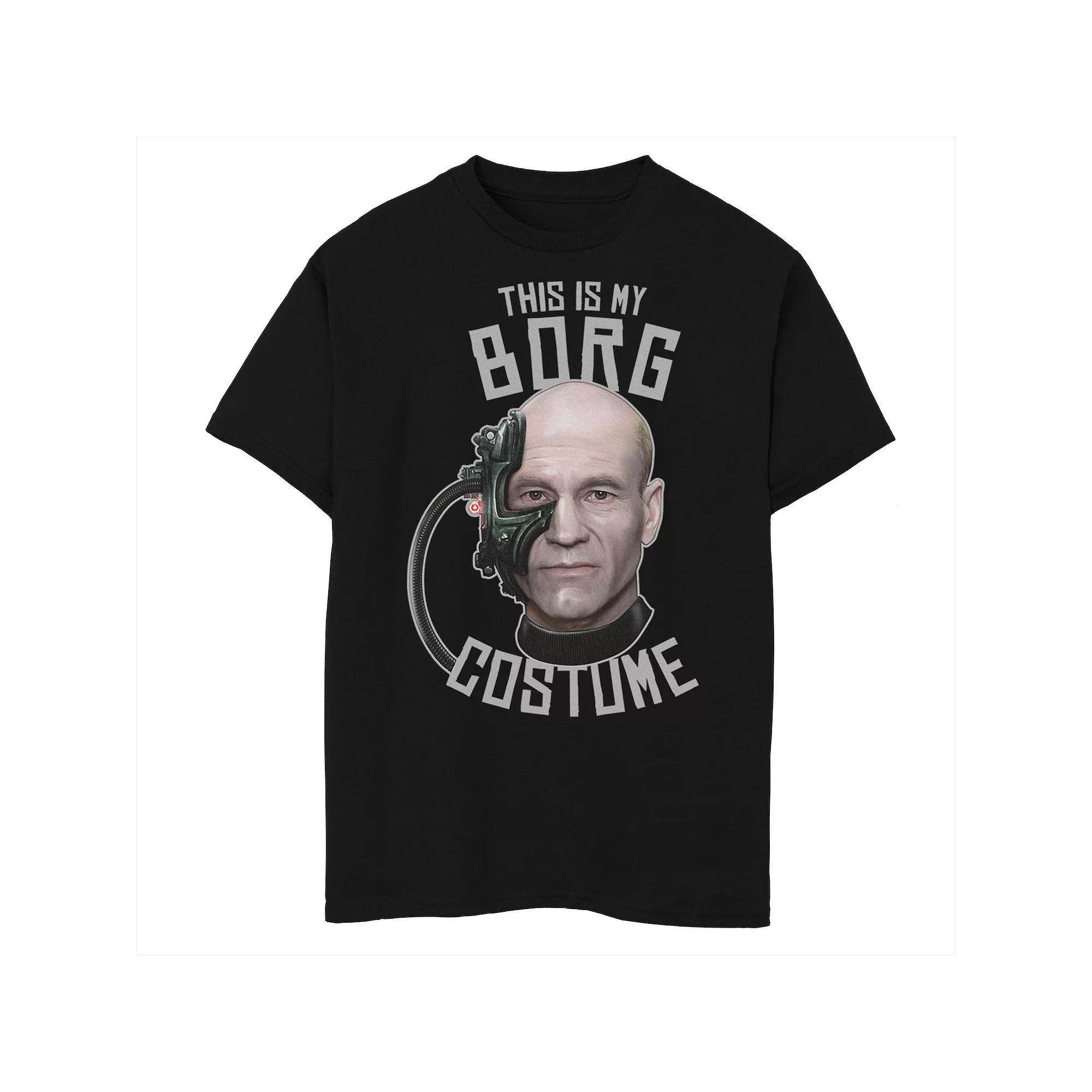 Boys 8-20 Star Trek Next Generation My Borg Costume Halloween Graphic Tee, Boy's, Size: Medium, Black Product Image