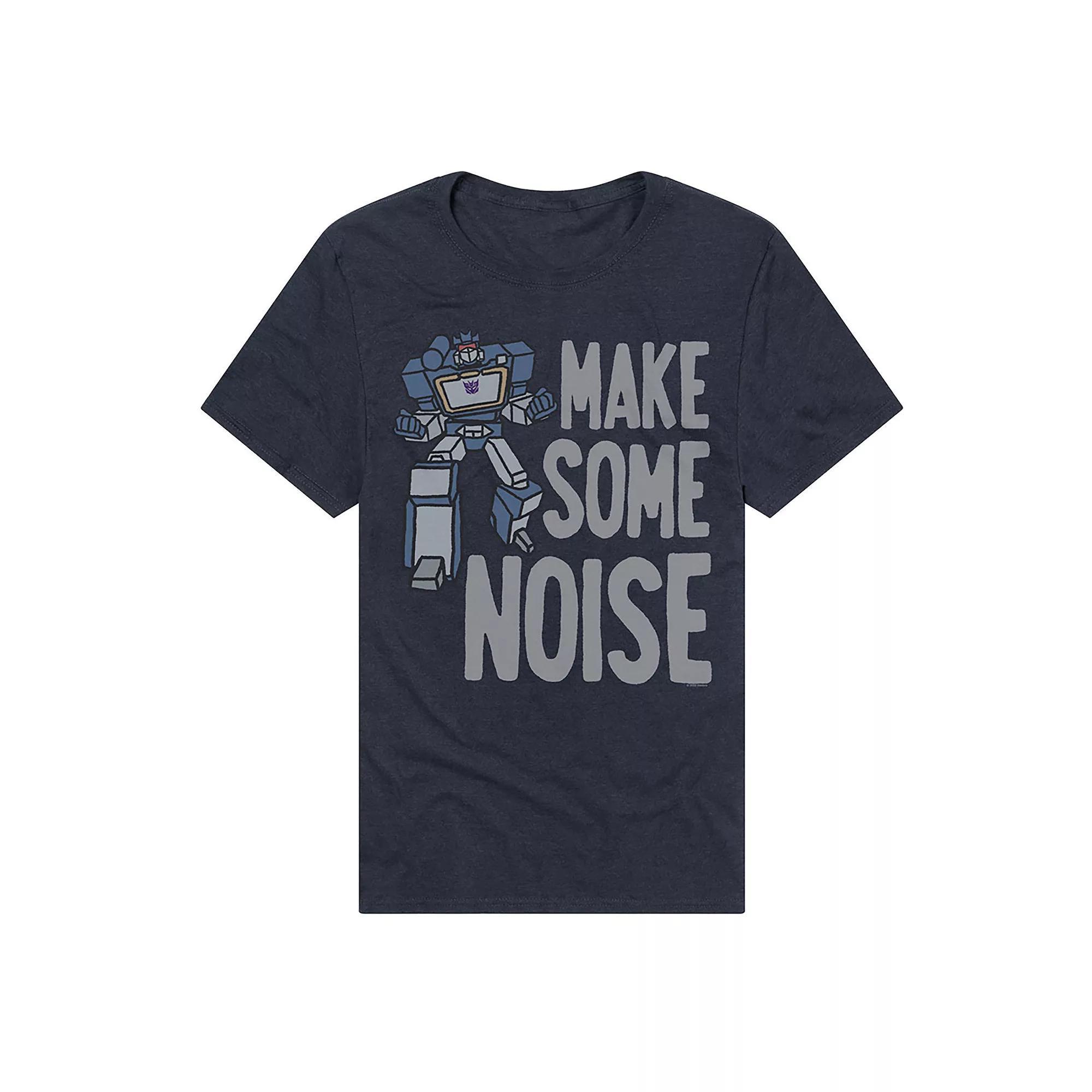 Men's Transformers Make Some Noise Graphic Tee, Size: Small, Blue Product Image